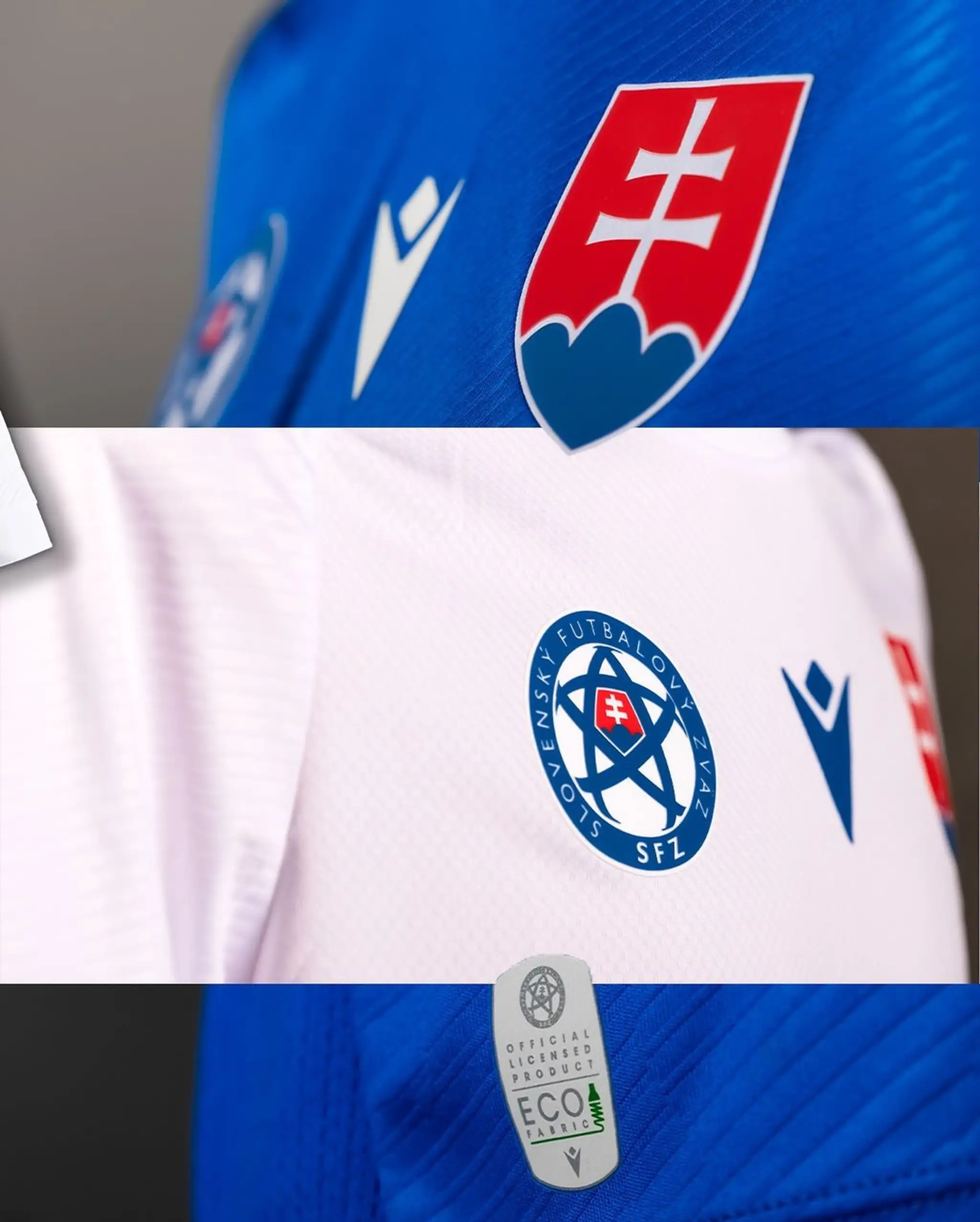 Nové dresy slovenskej futbalovej reprezentácie.