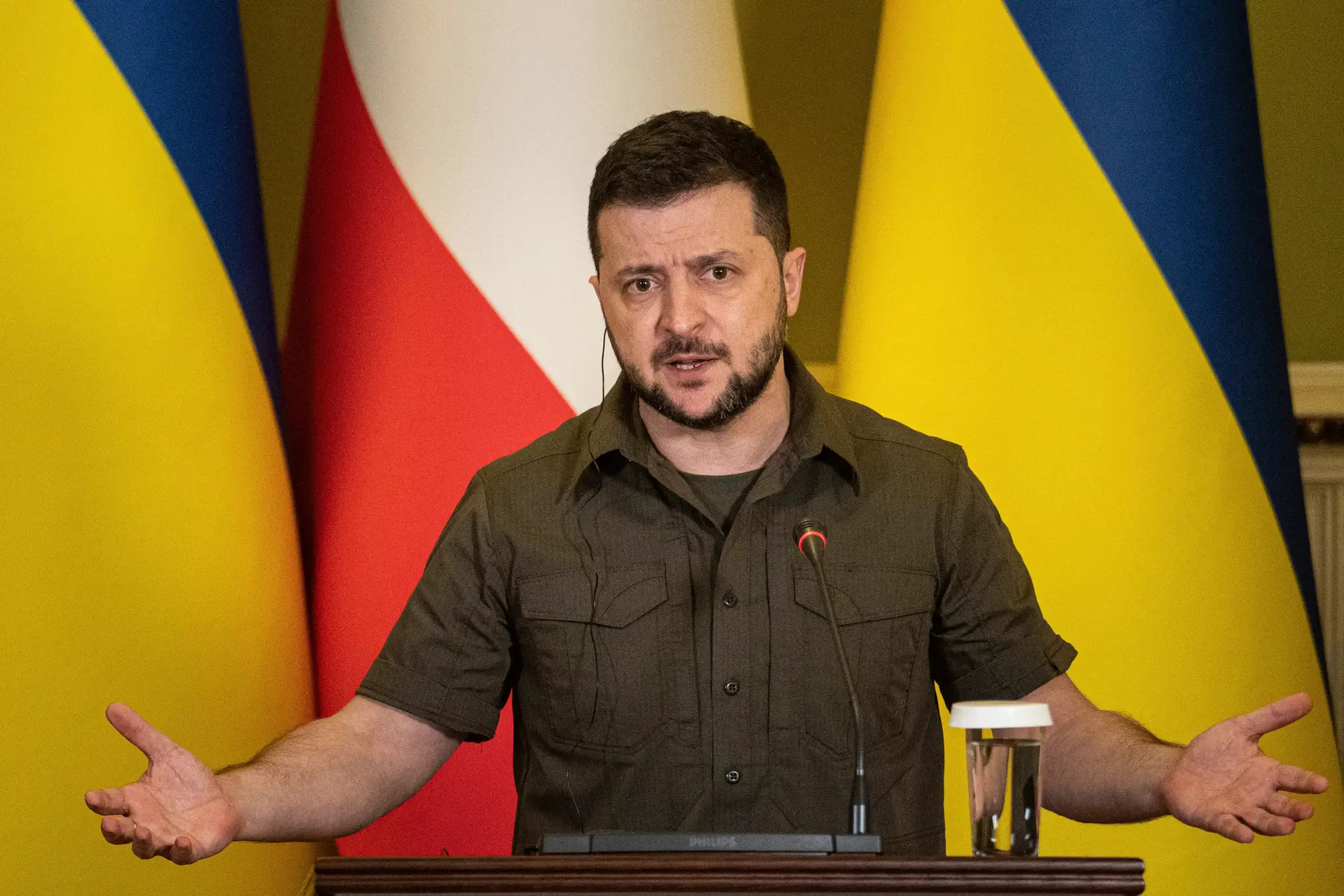 Ukrajinský prezident Volodymyr Zelenskyj.