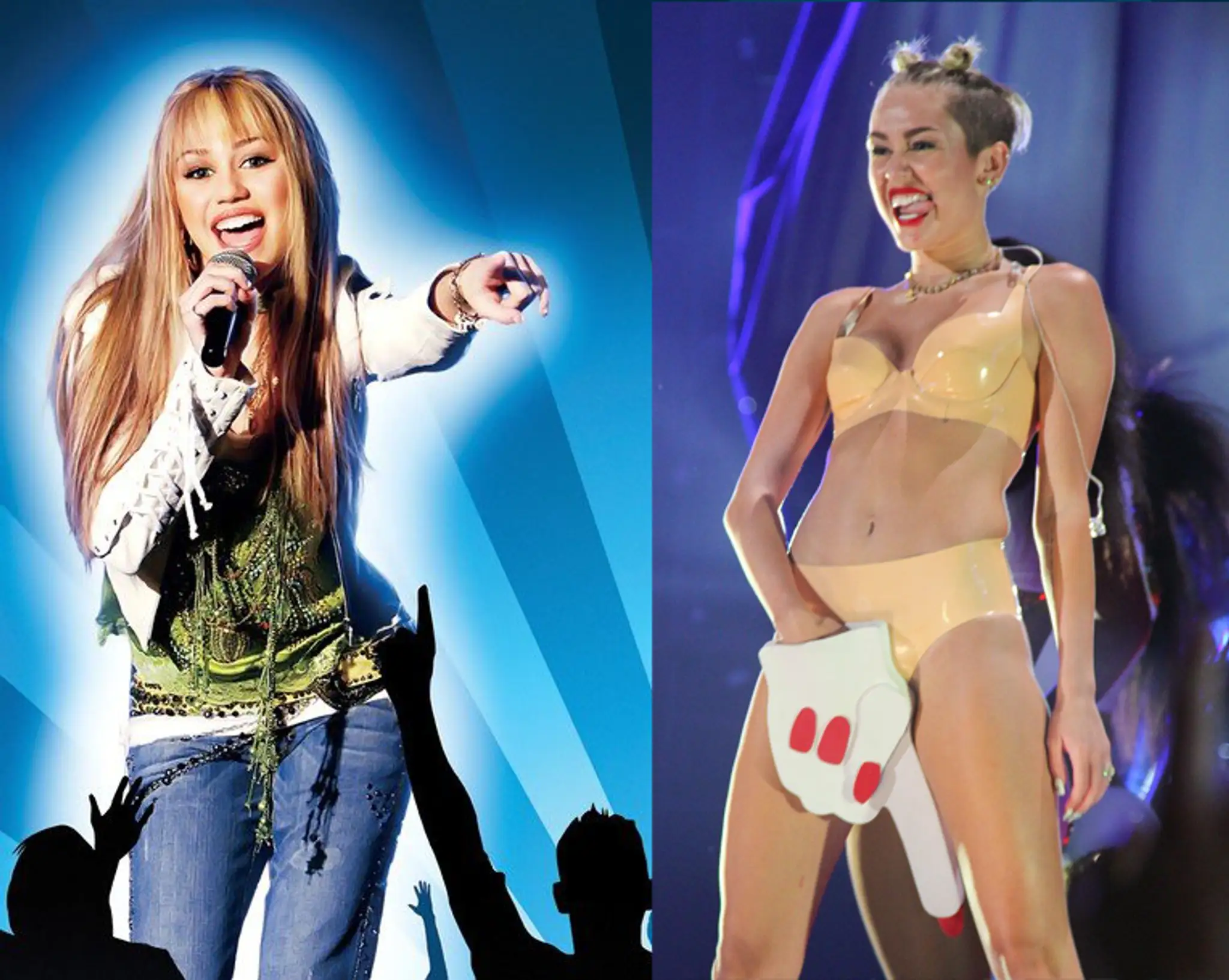 Miley Cyrus kedysi