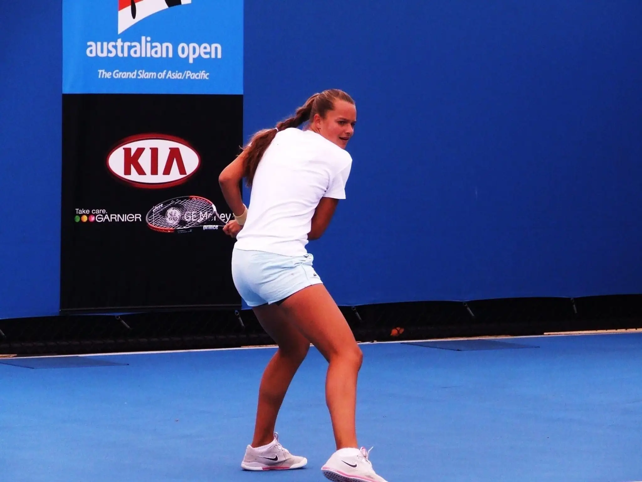Romana Tabák na juniorskom Australian Open 2008.