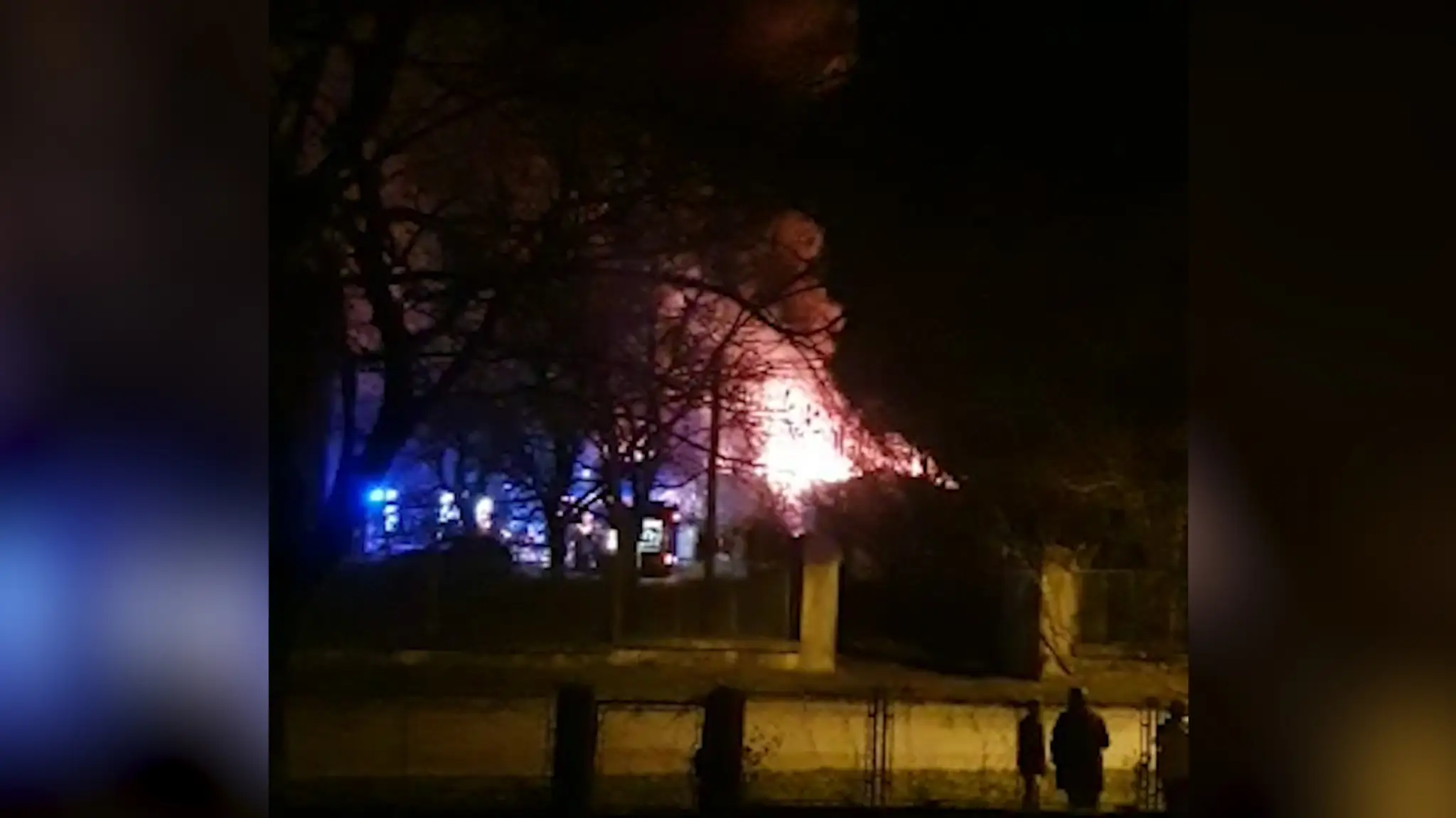 Požiar v Pezinku.