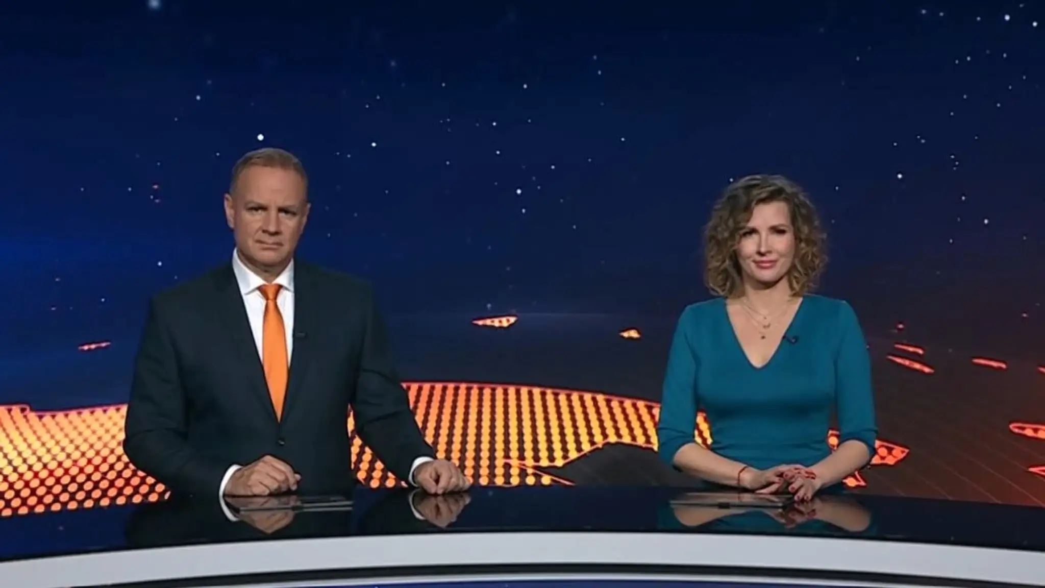 Televízne noviny. 