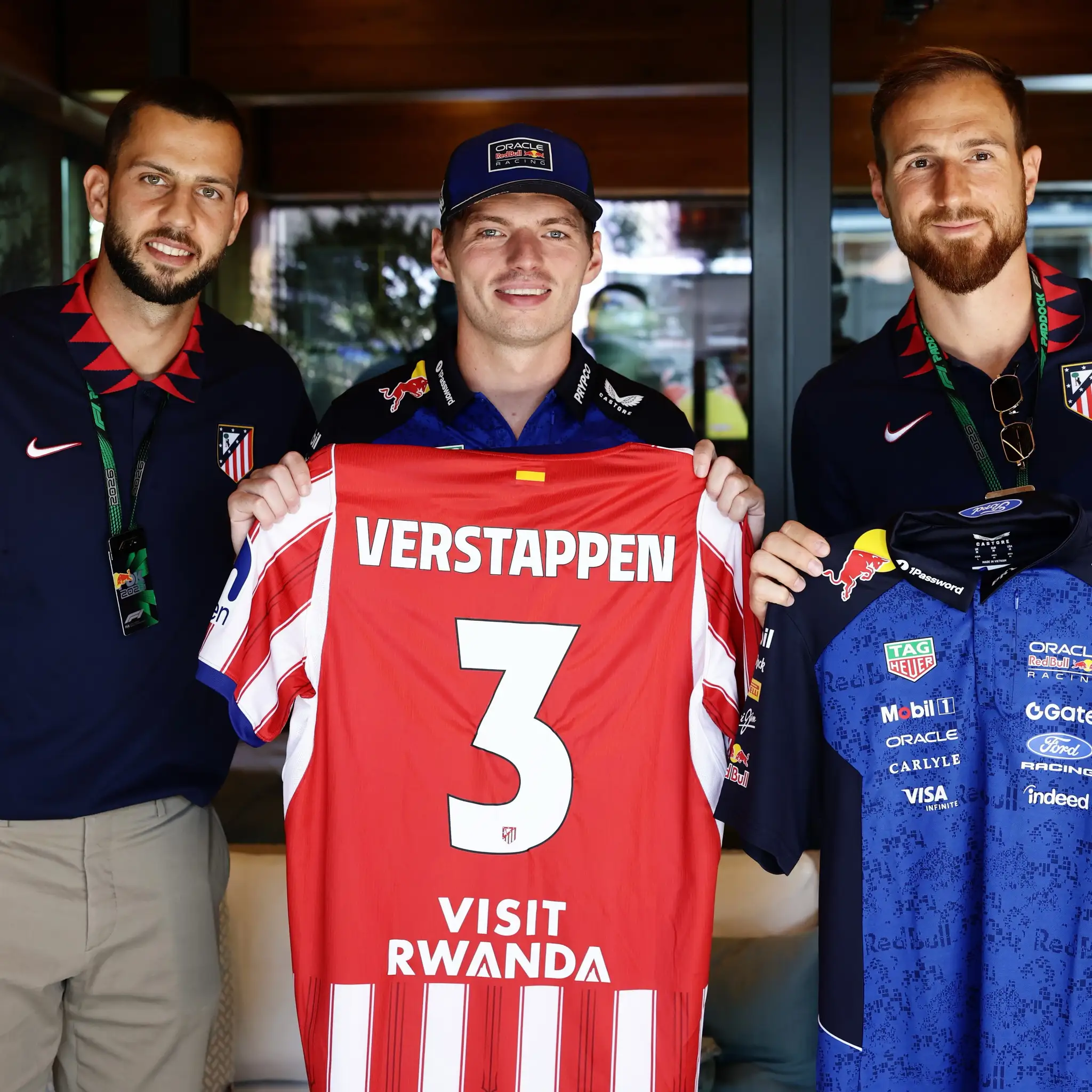 Dávid Hancko, Max Verstappen a Jan Oblak.