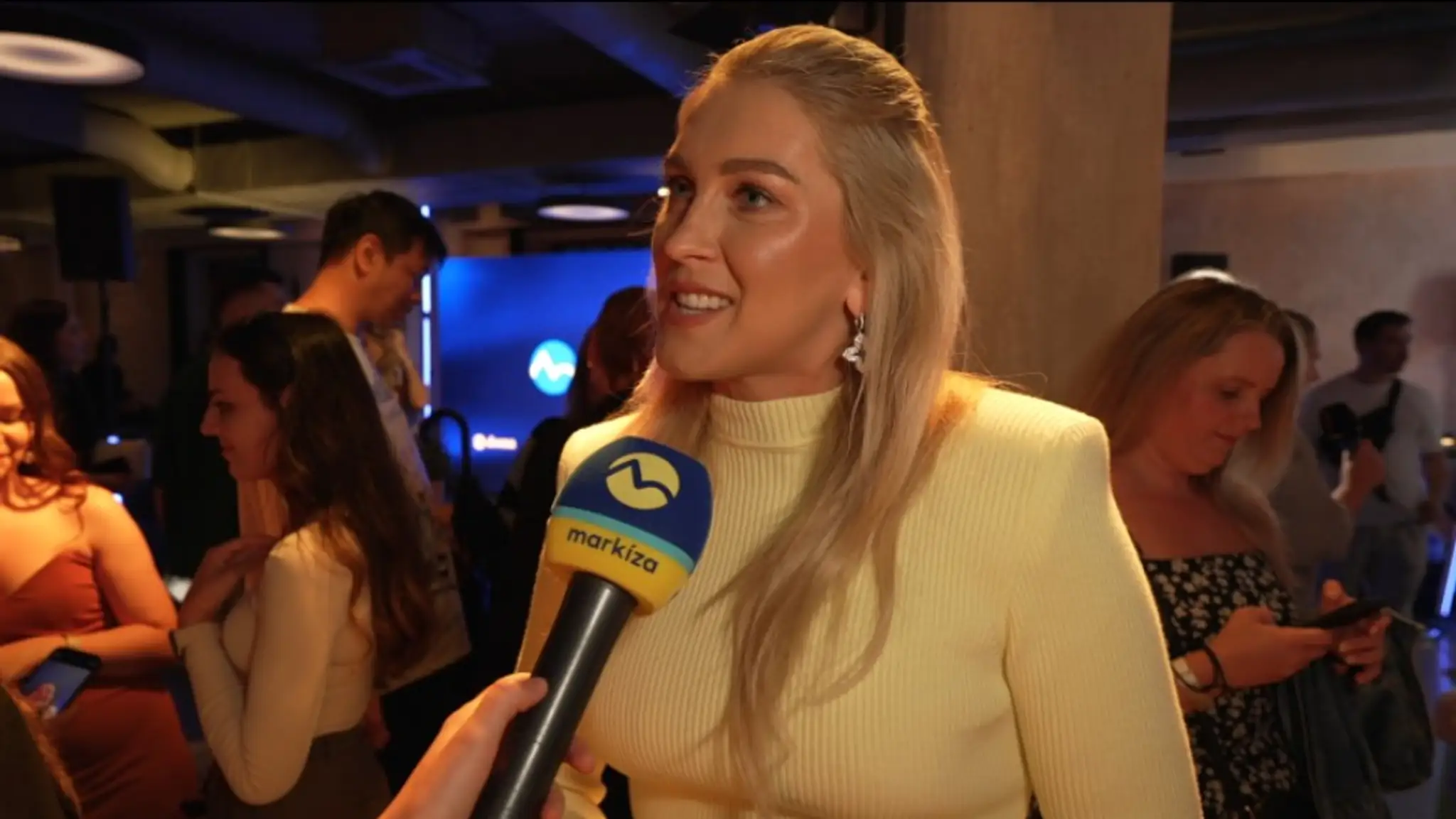 Zorka Hejdová na markizáckej media párty.