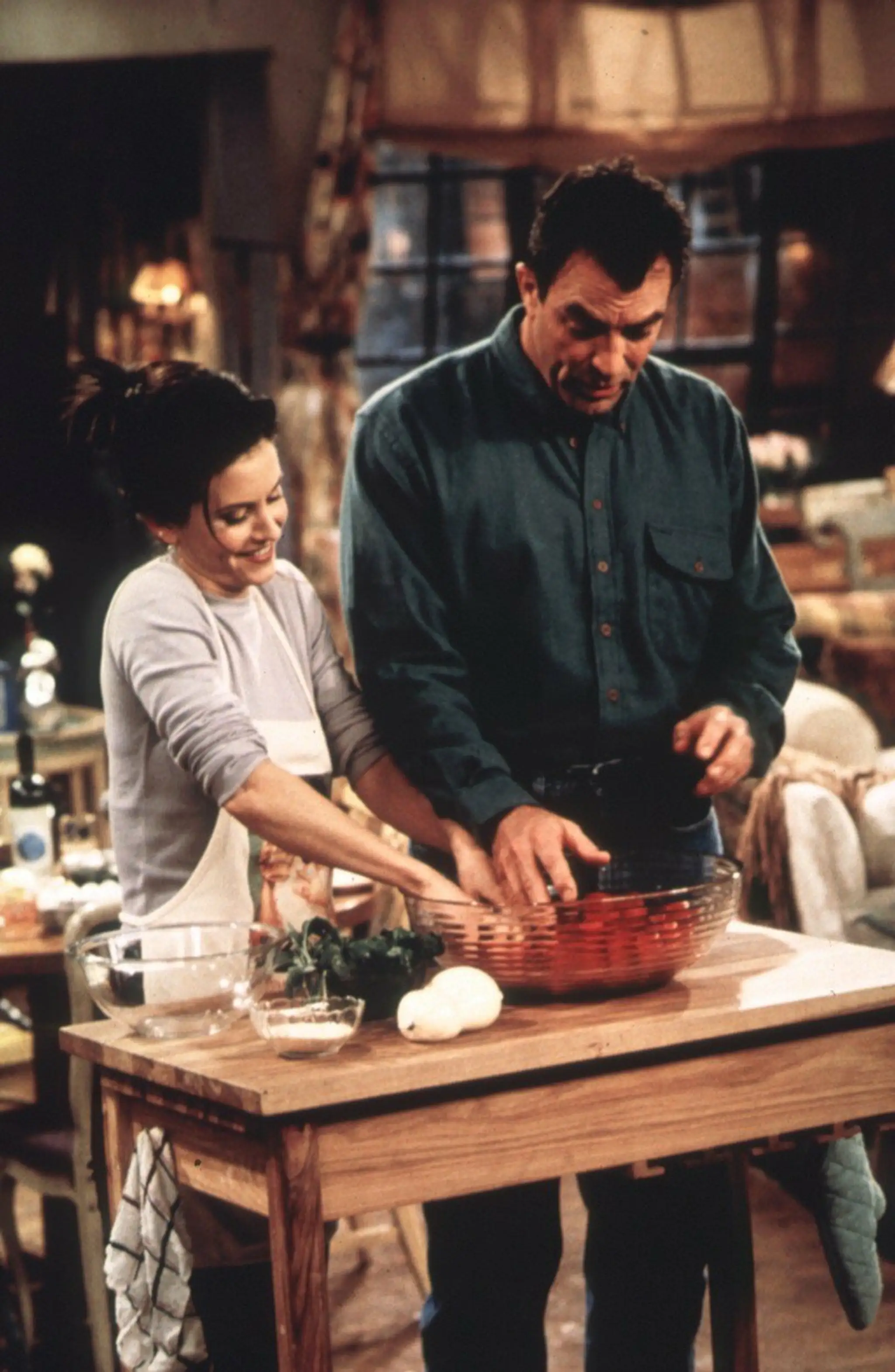 Courteney Cox a Tom Selleck