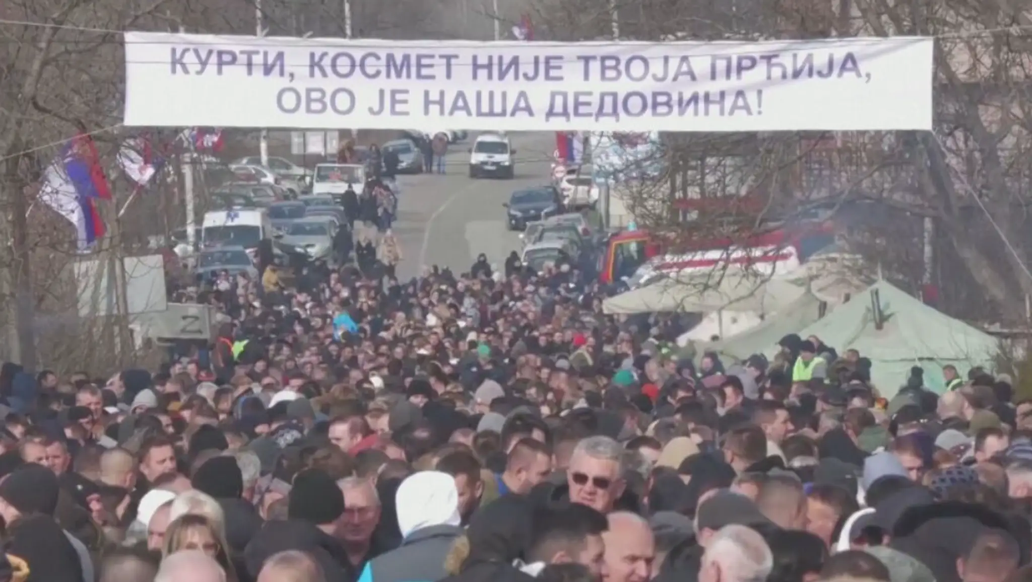protesty Kosovo