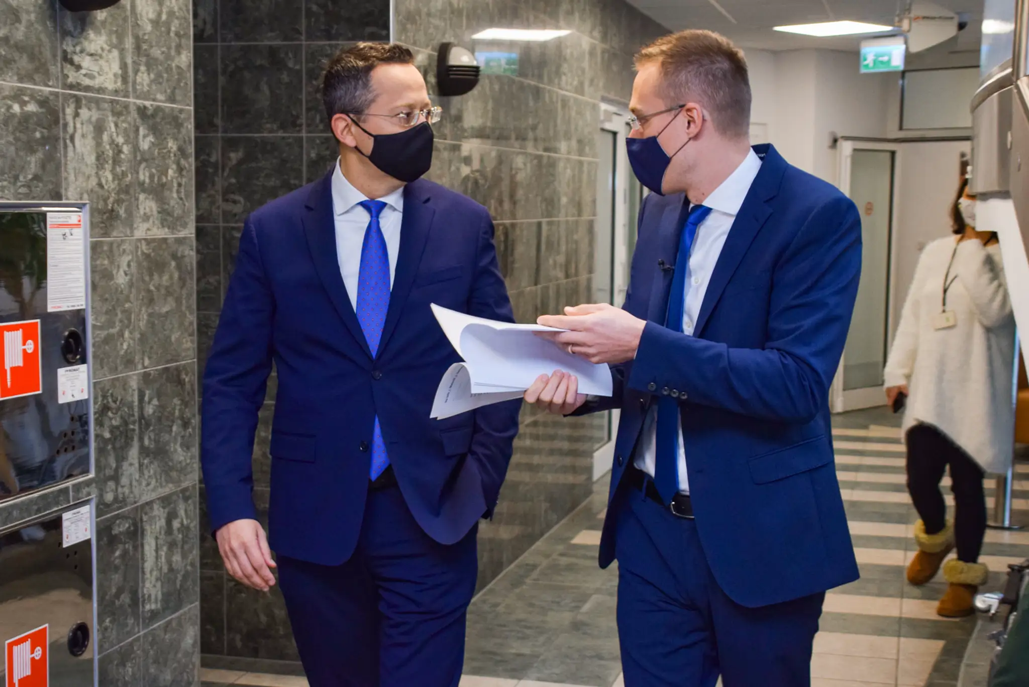 Igor Matovič pred vysielaním.