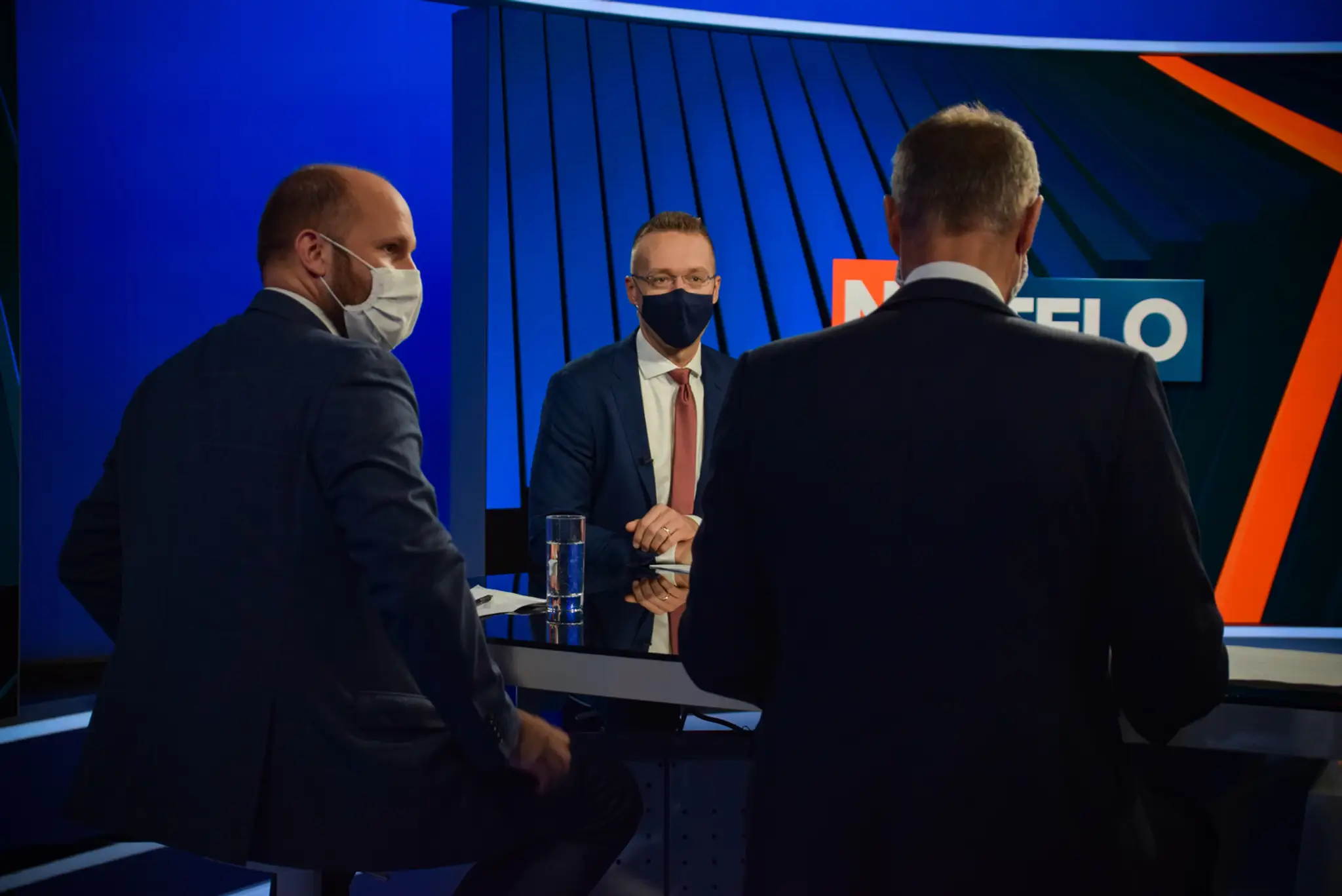 Jaroslav Naď pred vysielaním.
