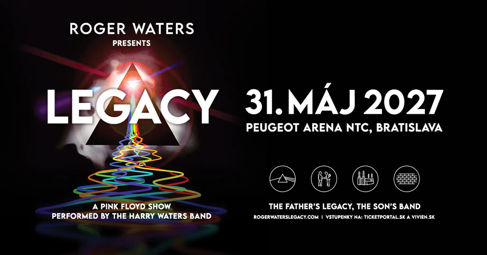 Do Bratislavy mieri LEGACY - veľkolepá šou Rogera Watersa venovaná hudbe Pink Floyd