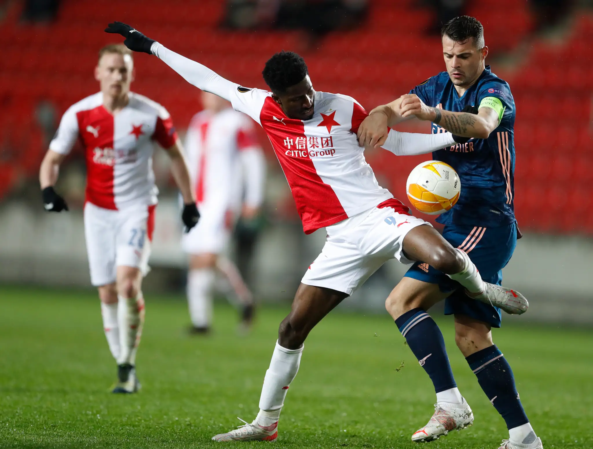 Arsenal a Slávie Praha