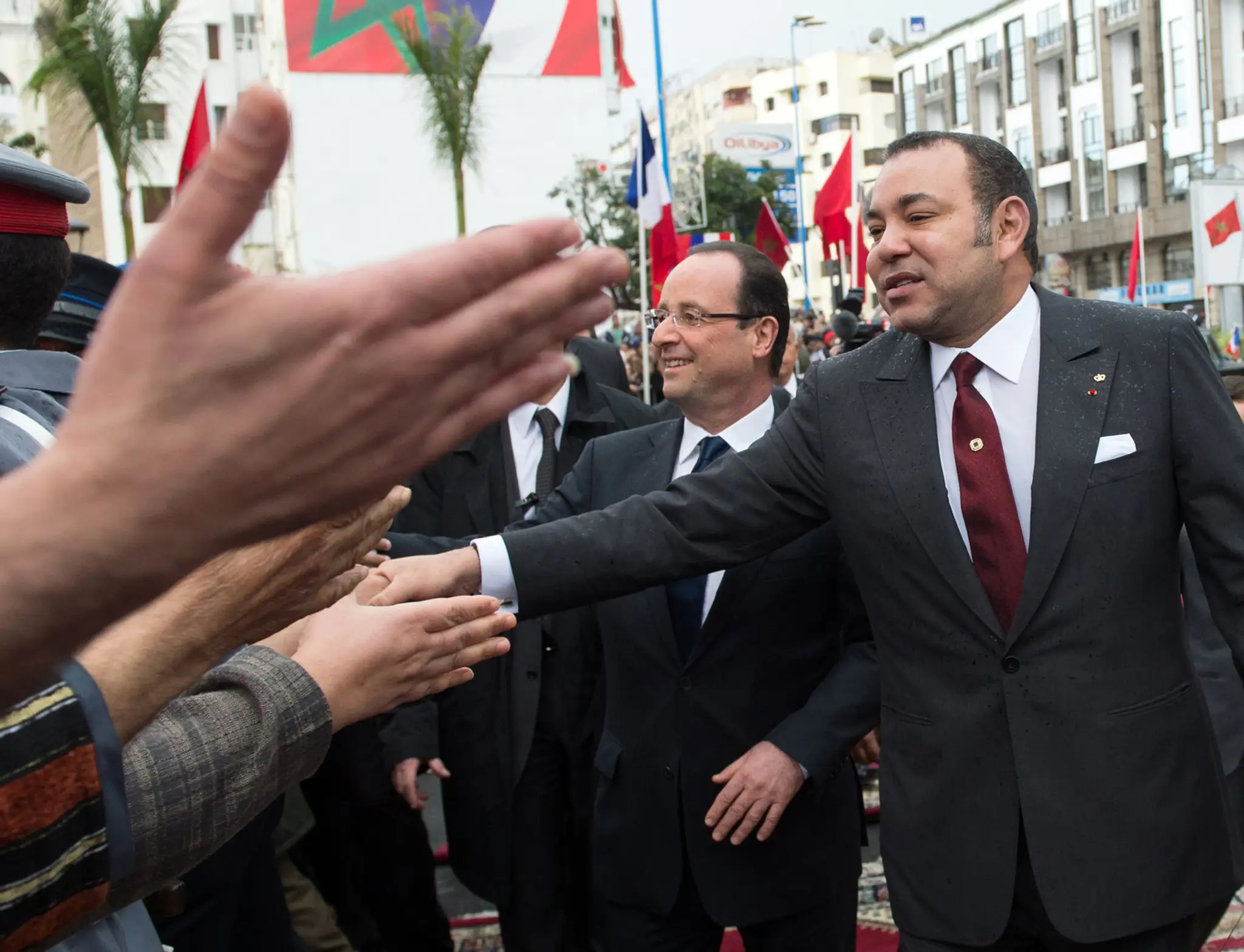 Marocký kráľ Muhhamed VI na návšteve vo Francúzsku
