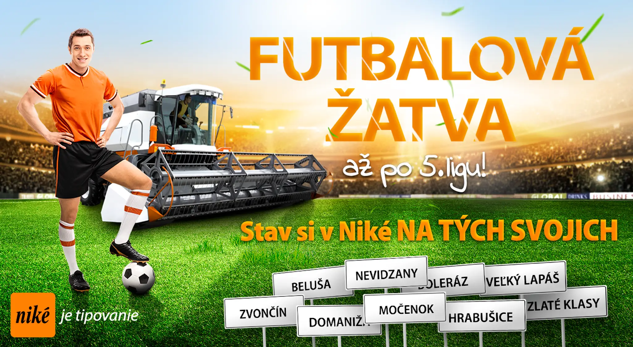 Futbalová žatva.