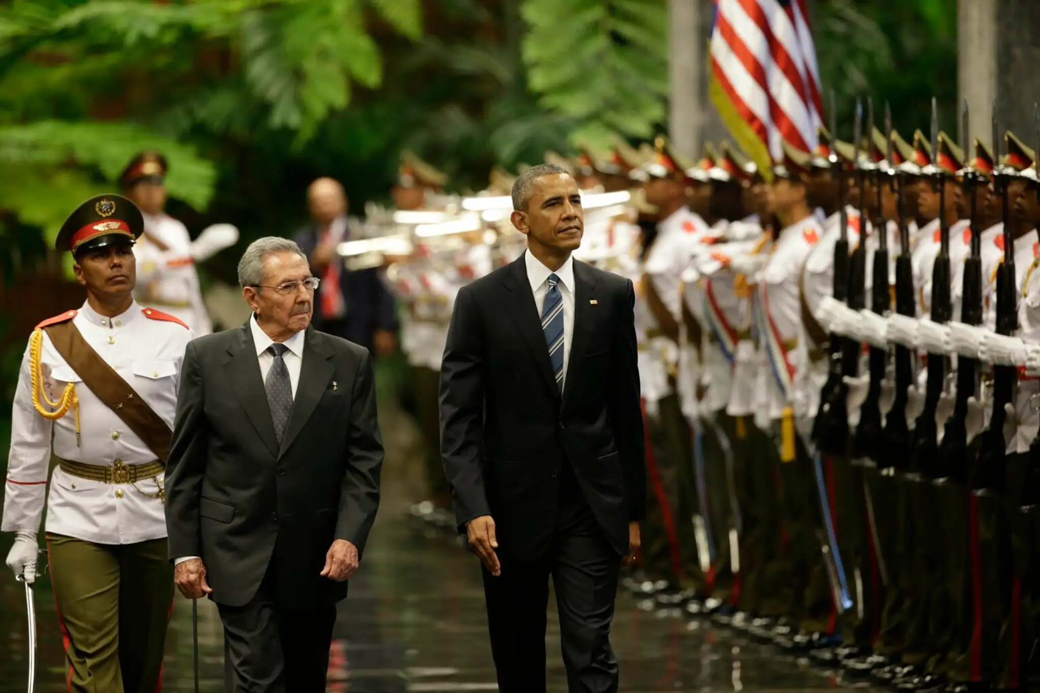 Barack Obama sa stretol s Raúlom Castrom
