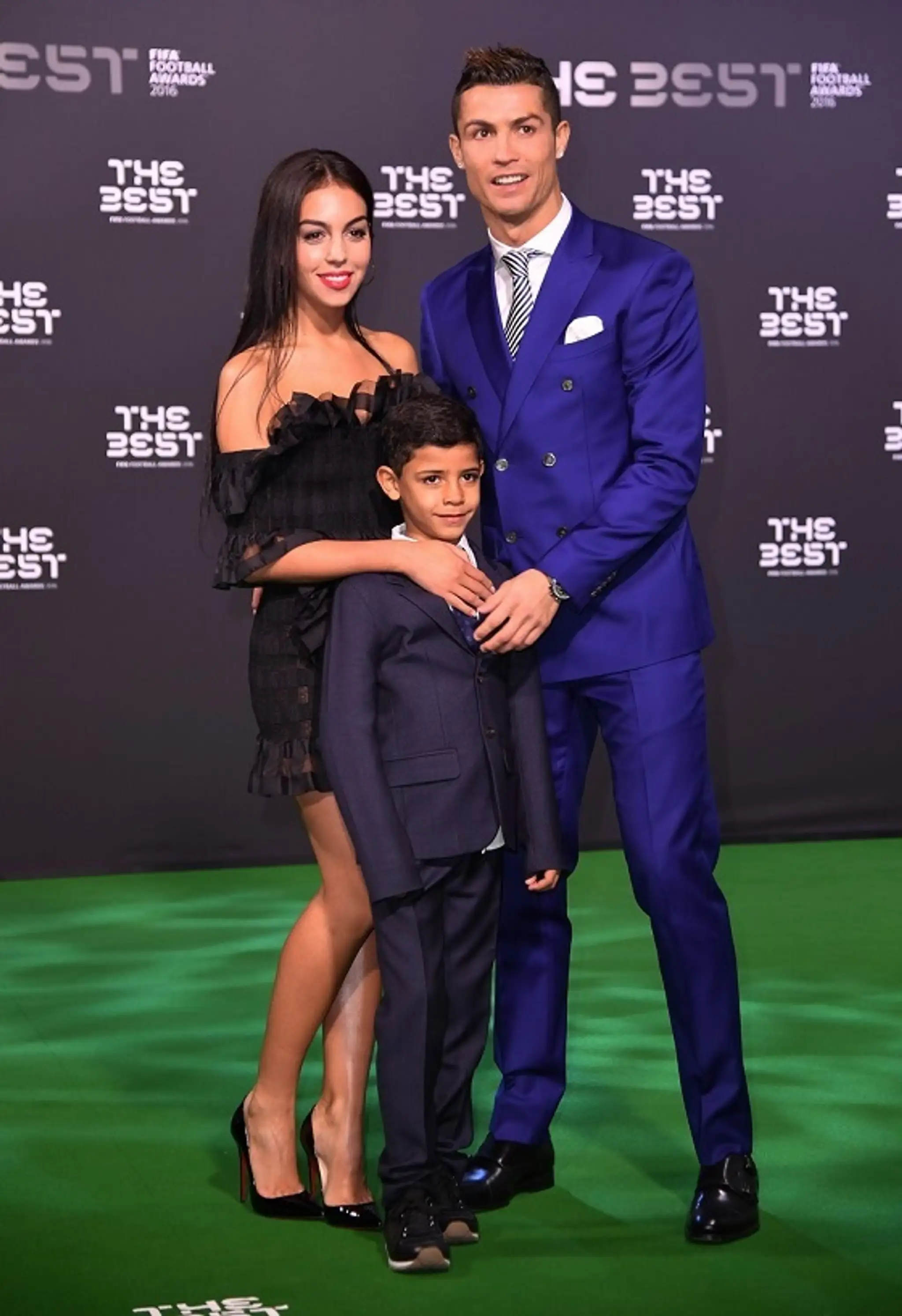 Cristiano Ronaldo s Georginou Rodriguez a synom Cristianom Ronaldom Juniorom