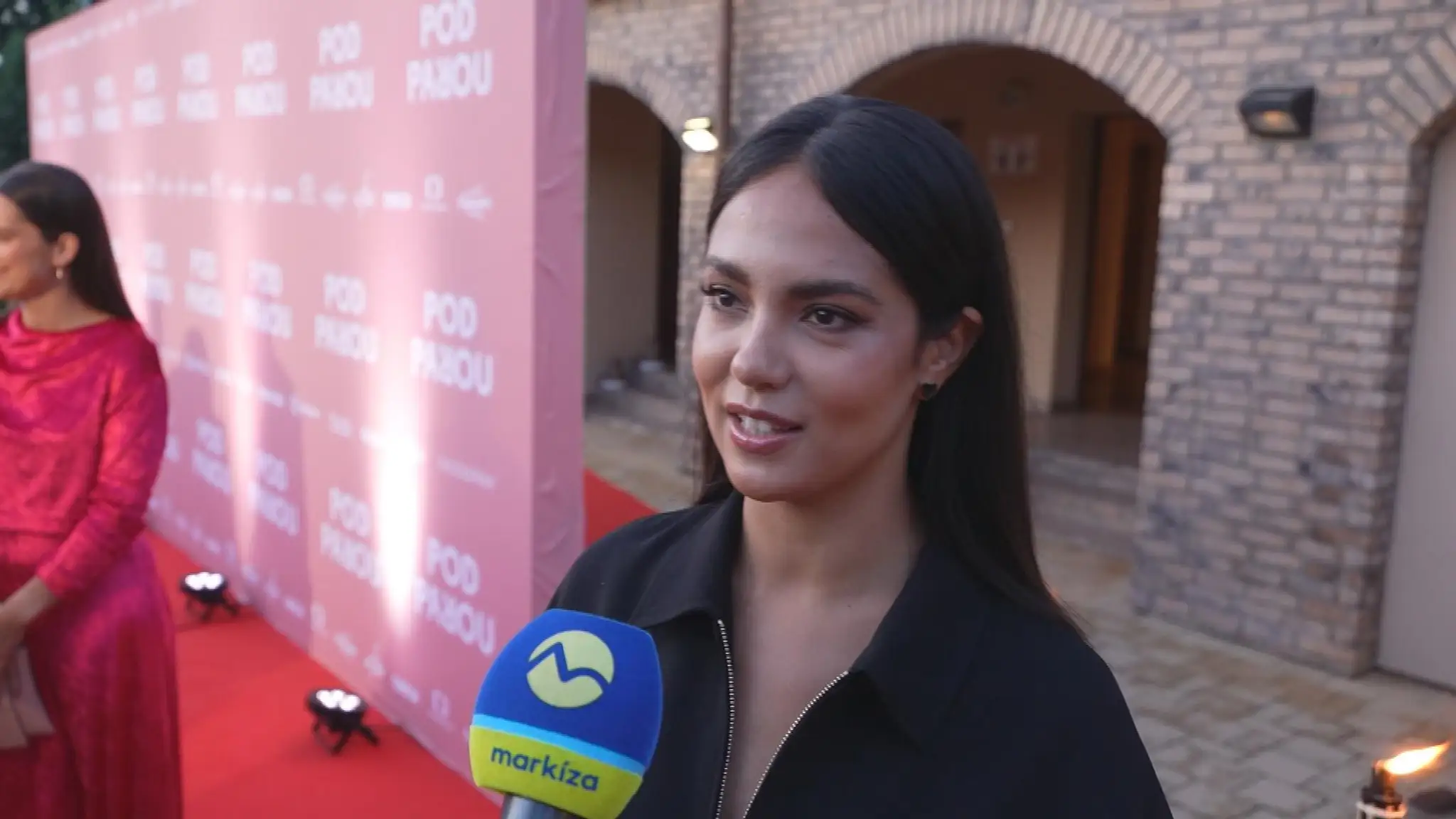 Alžbeta Ferencová na premiére filmu Pod Parou v Senci.