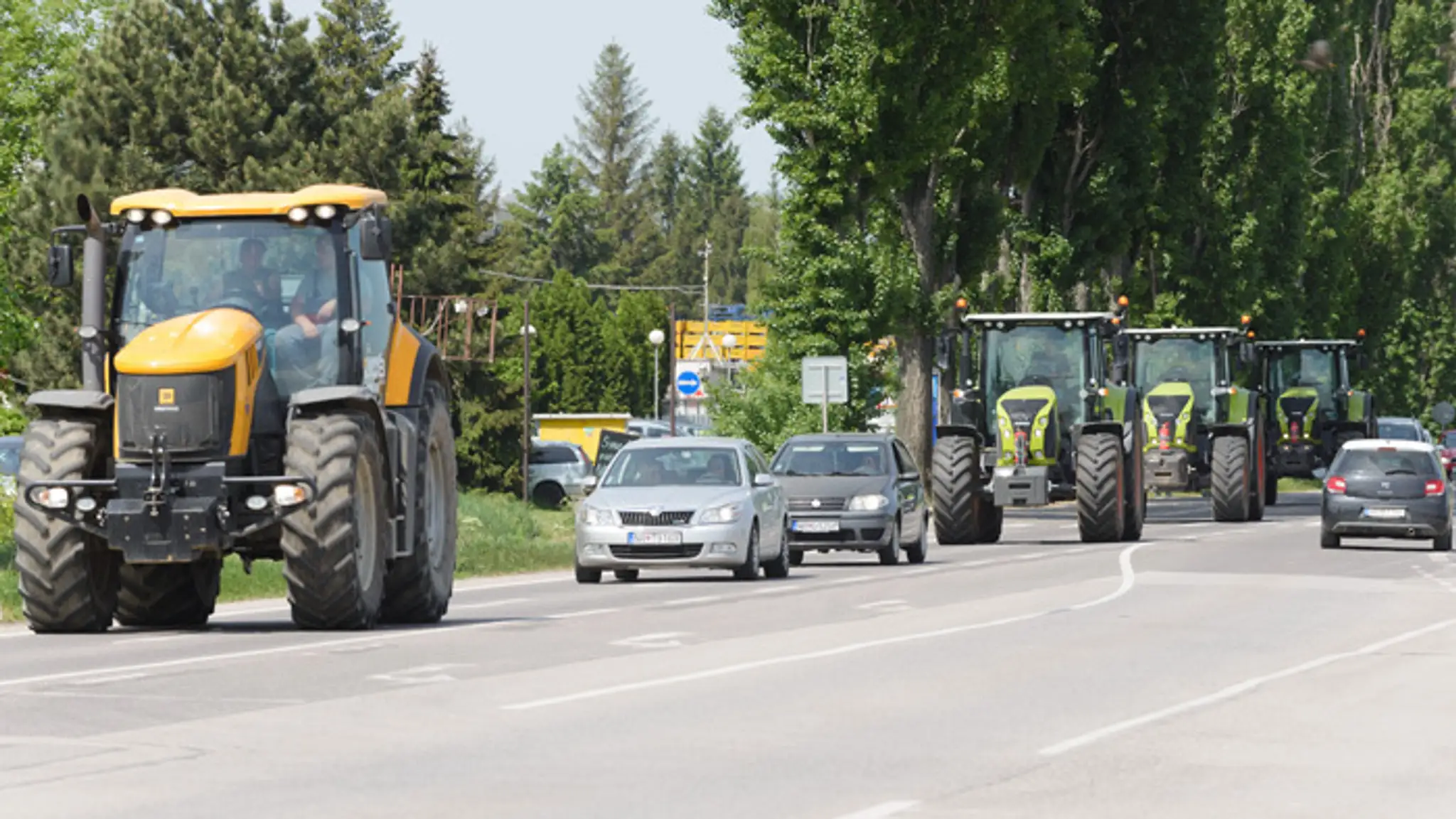 Protesty farmárov v Nitre. 