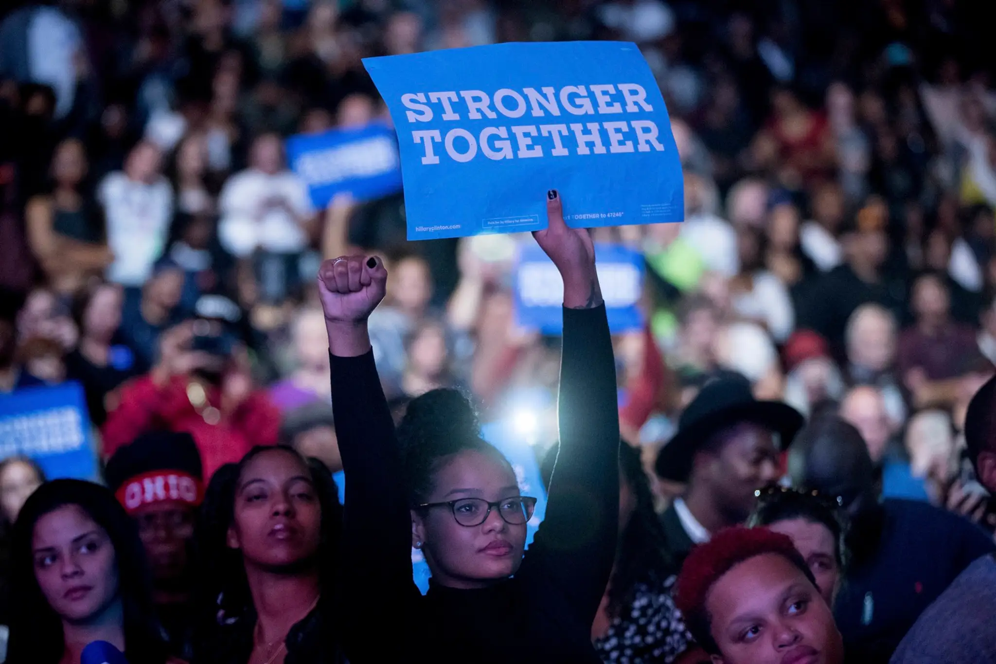 Sympatizanti Hillary Clintonovej.