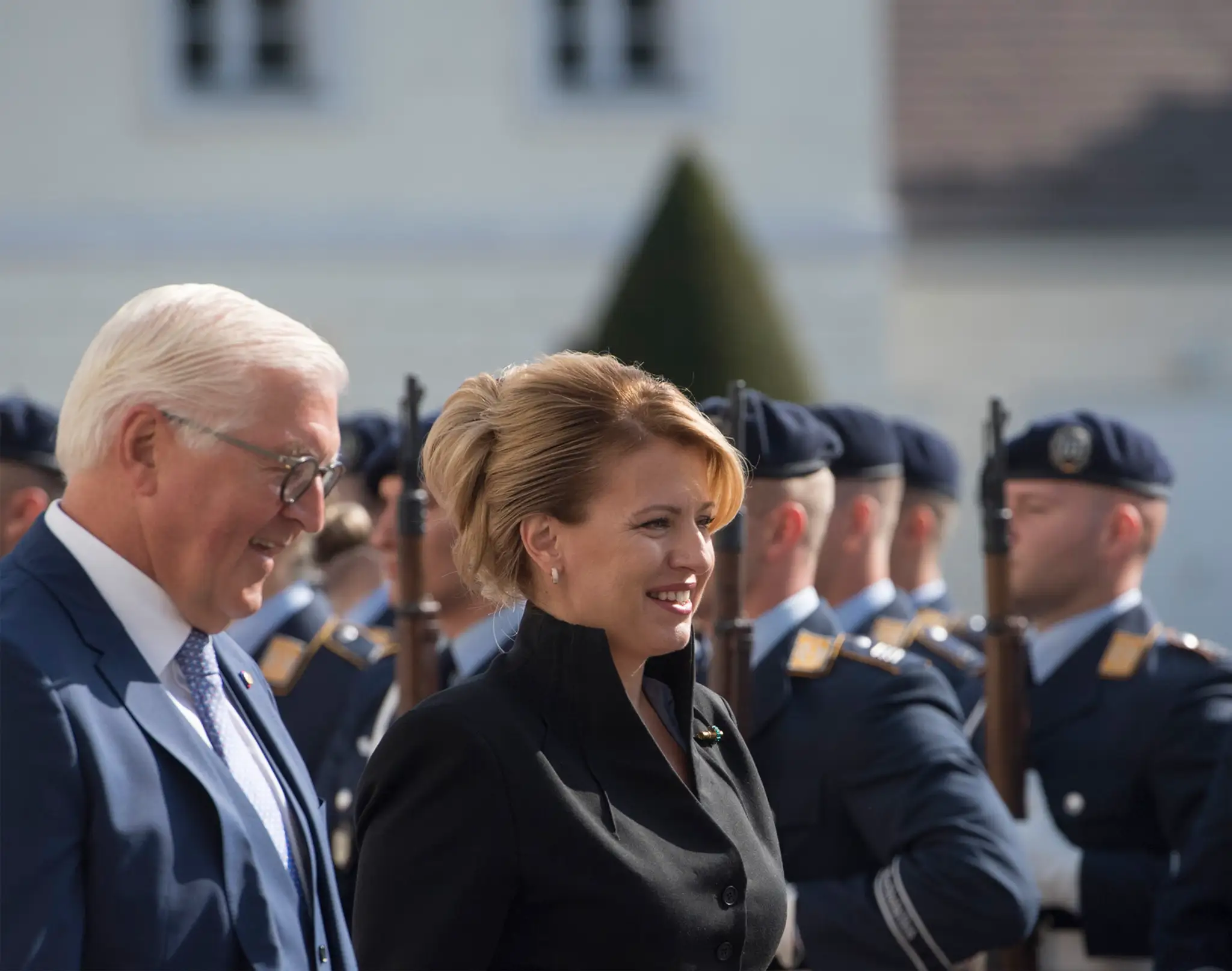 Zuzana Čaputová s nemeckým prezidentom Steinmeierom.