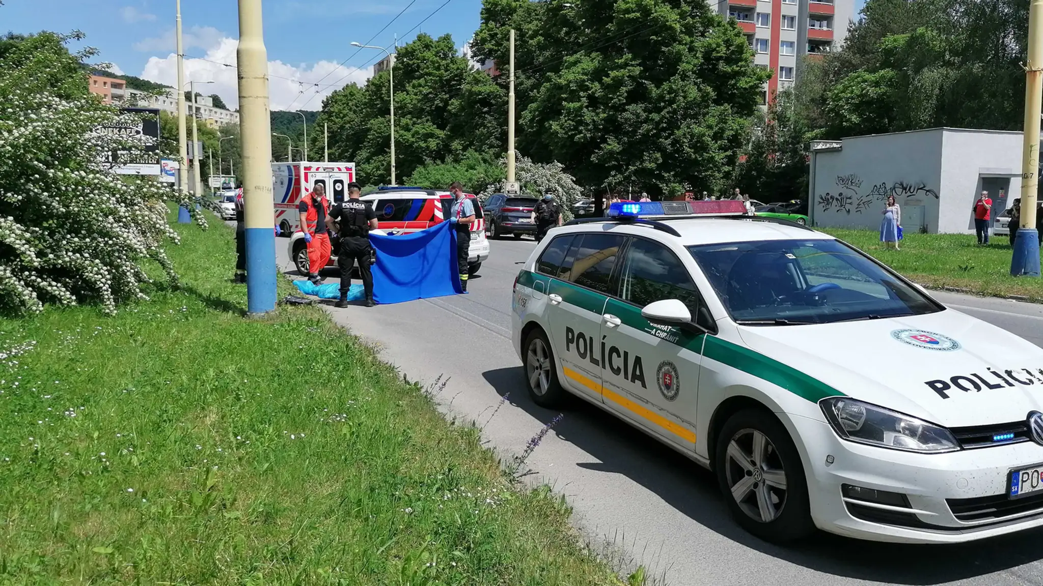 Nehoda v Prešove.