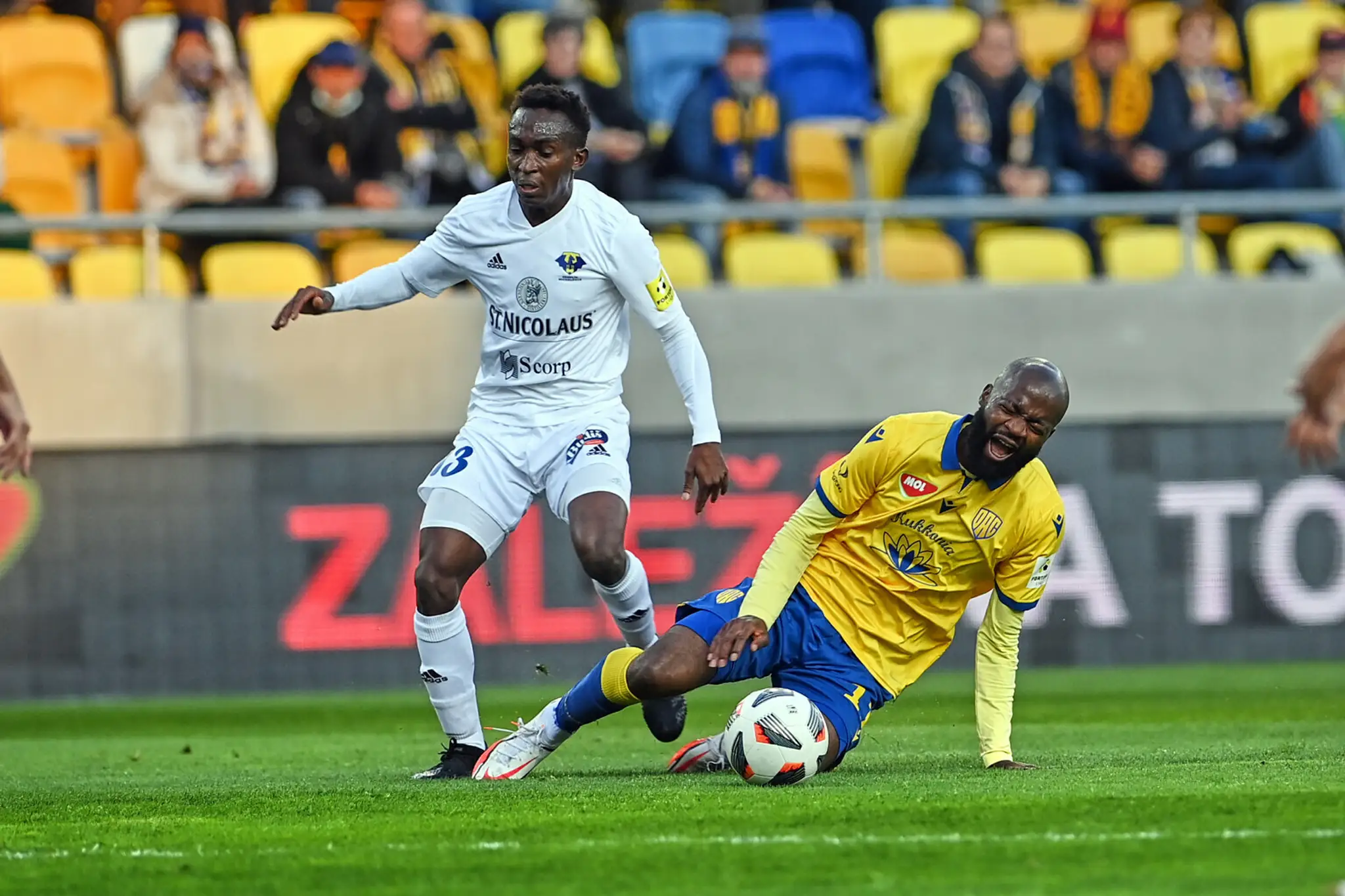 Didier Lamkel Zé v zápase Fortuna ligy.