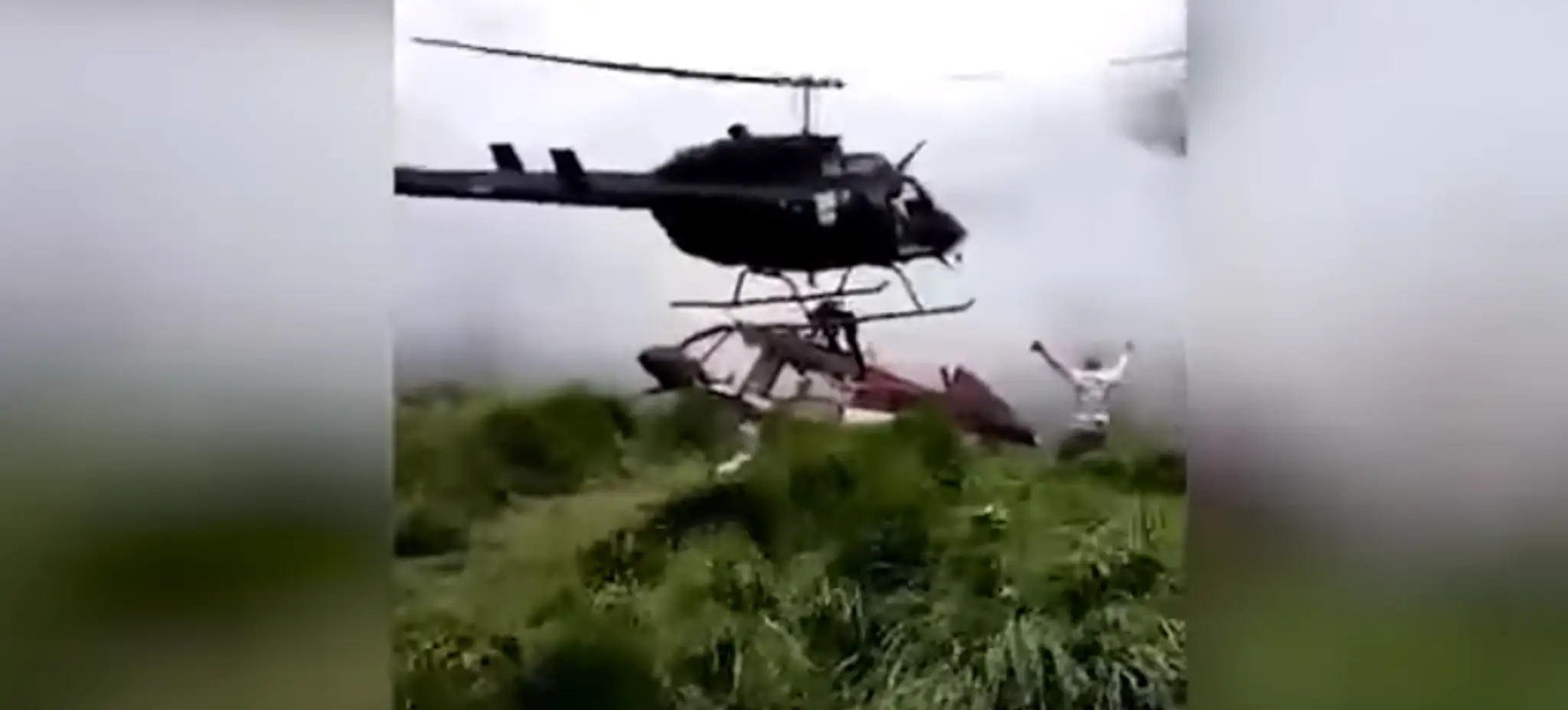 Helikoptéra prišla na záchranu, no spôsobila nešťastie. 
