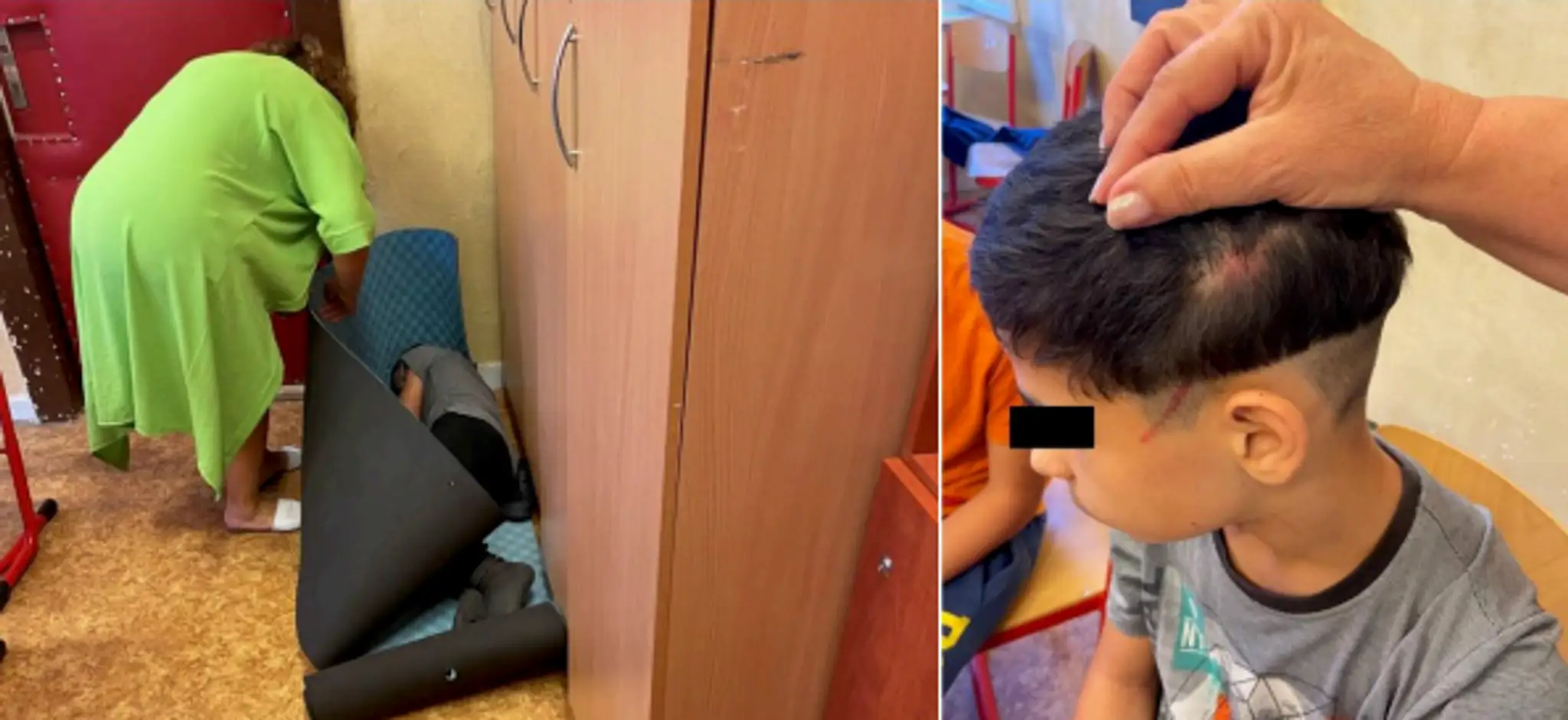 Zranený Riško.