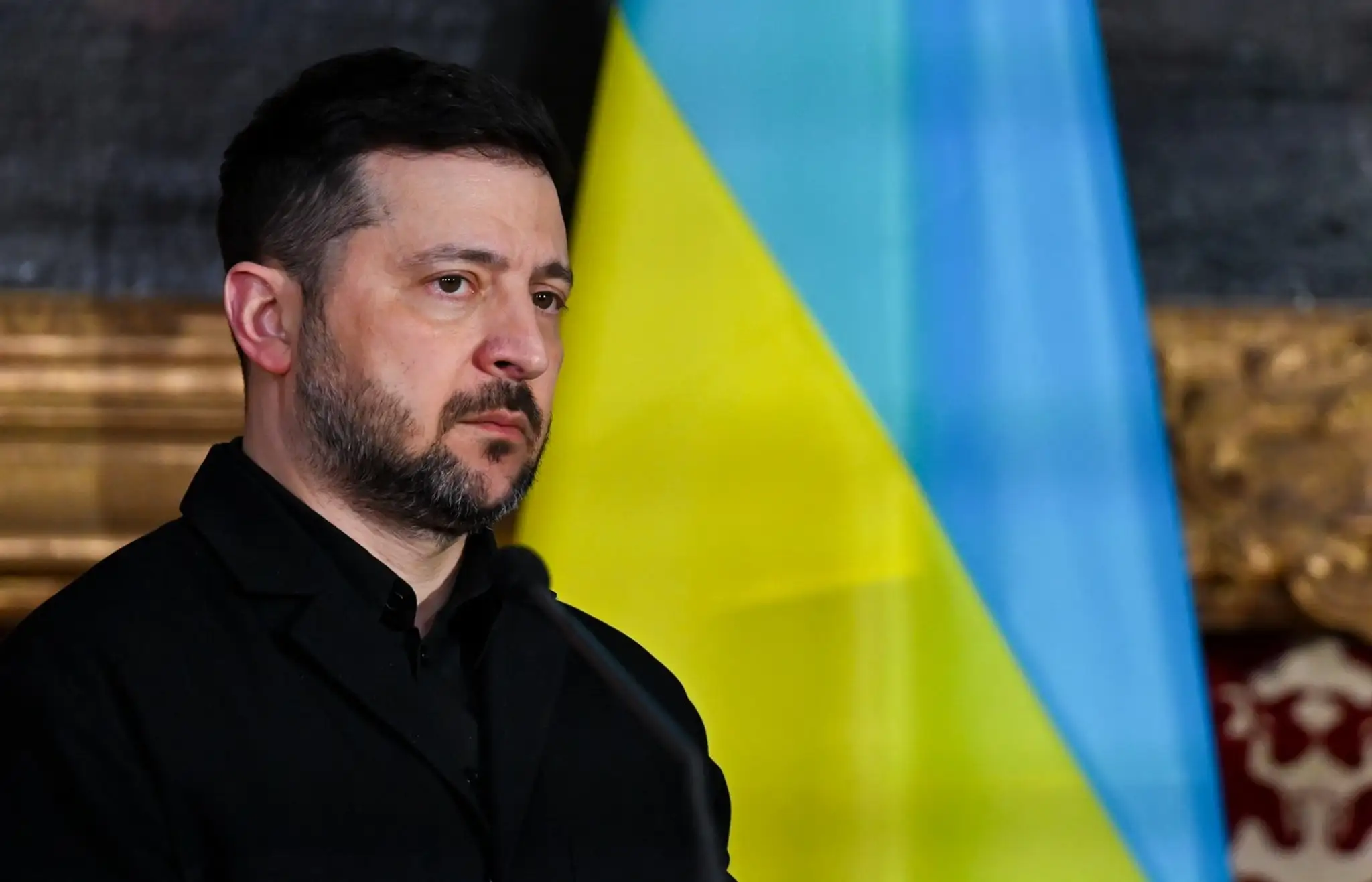 Ukrajinský prezident Volodymyr Zelenskyj.