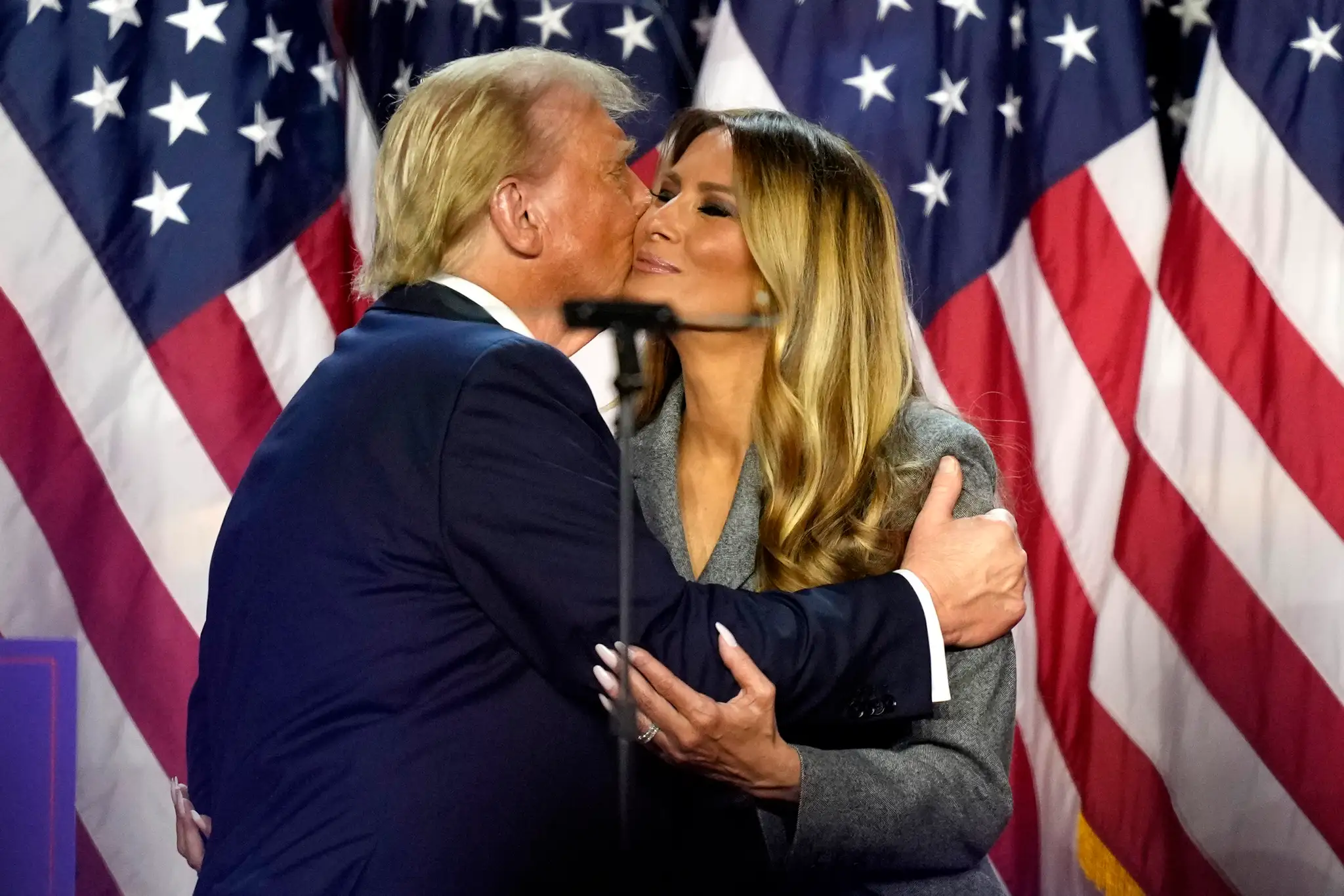 Donald Trump so svojou manželkou Melanie.