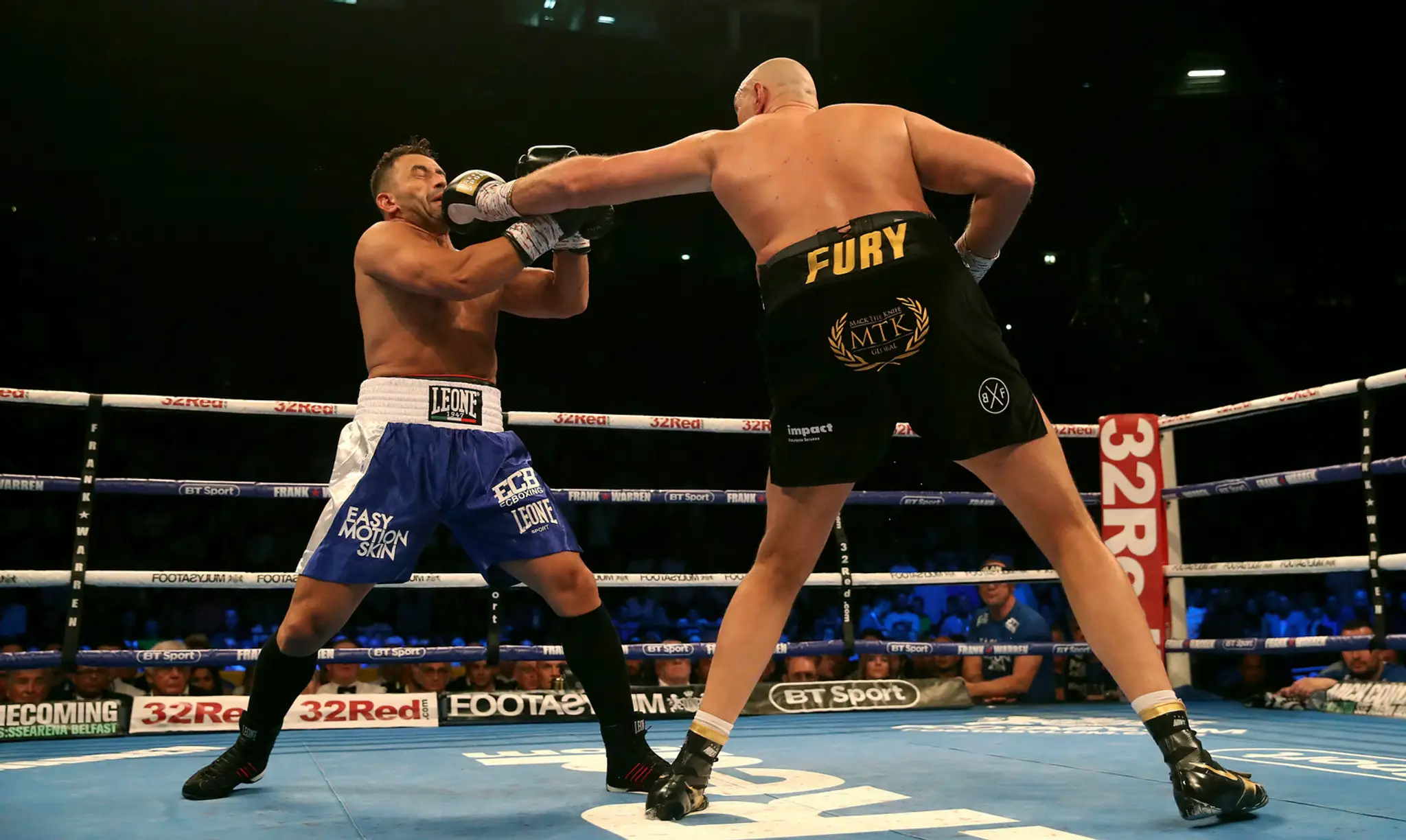 Tysom Fury v ringu so Seferom Seferimom
