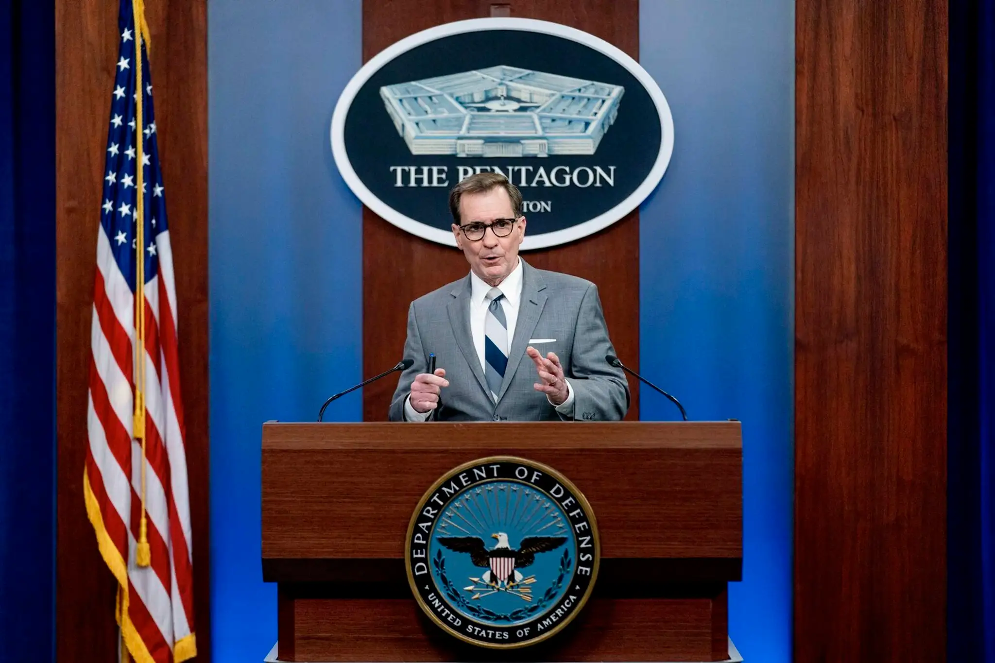 Hovorca Pentagónu John Kirby