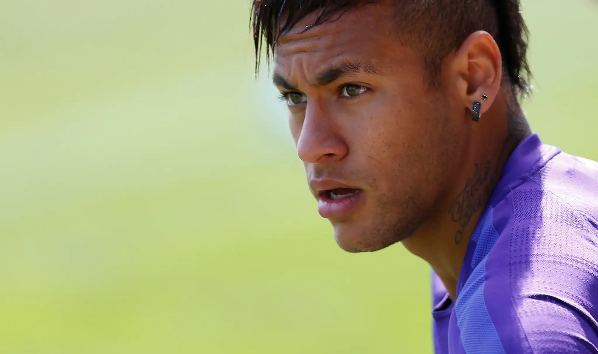 Futbalista FC Barcelona Brazílčan Neymar