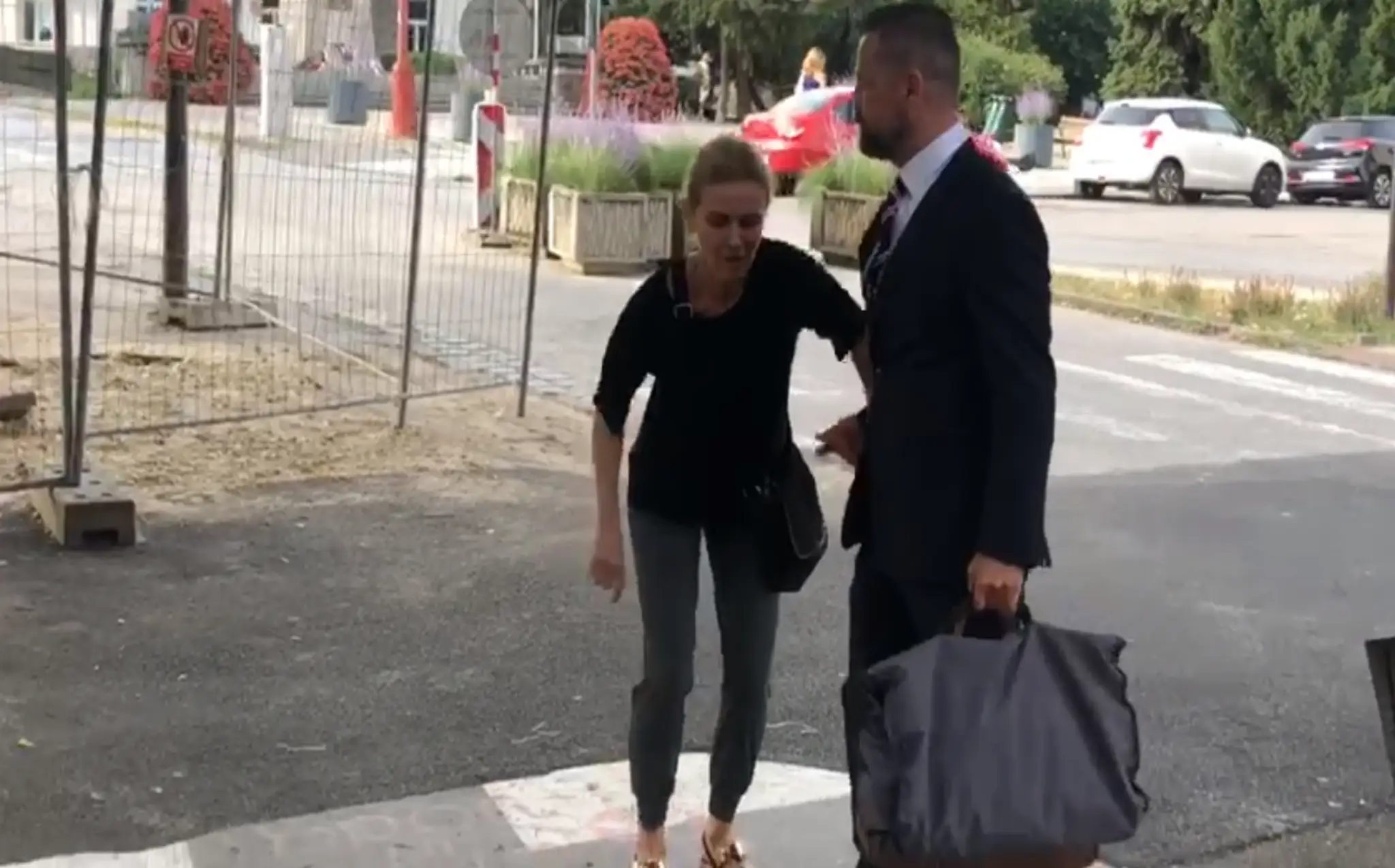 Monika Jankovská na súde v Trnave