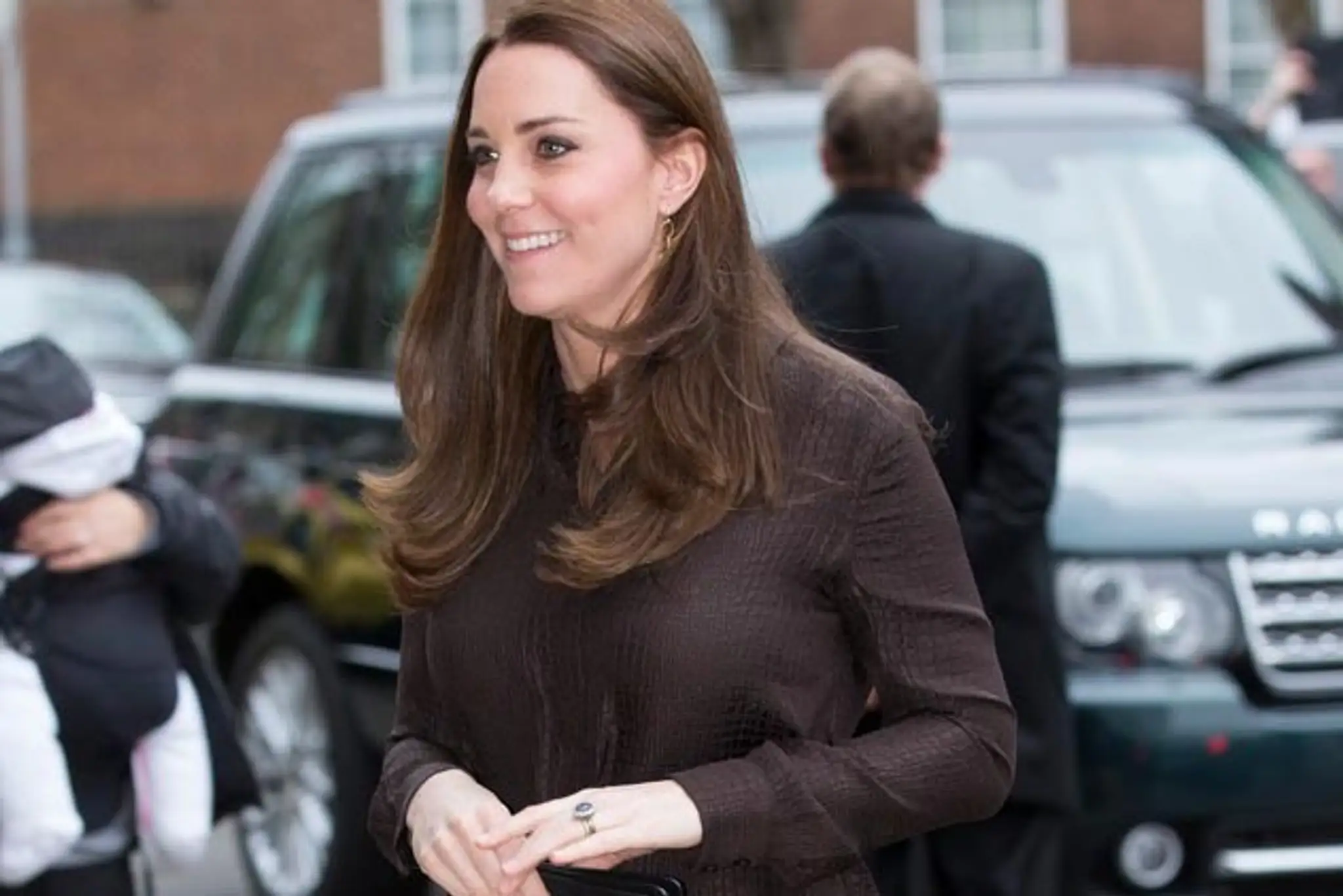 Kate Middleton v šiestom mesiaci tehotenstva.