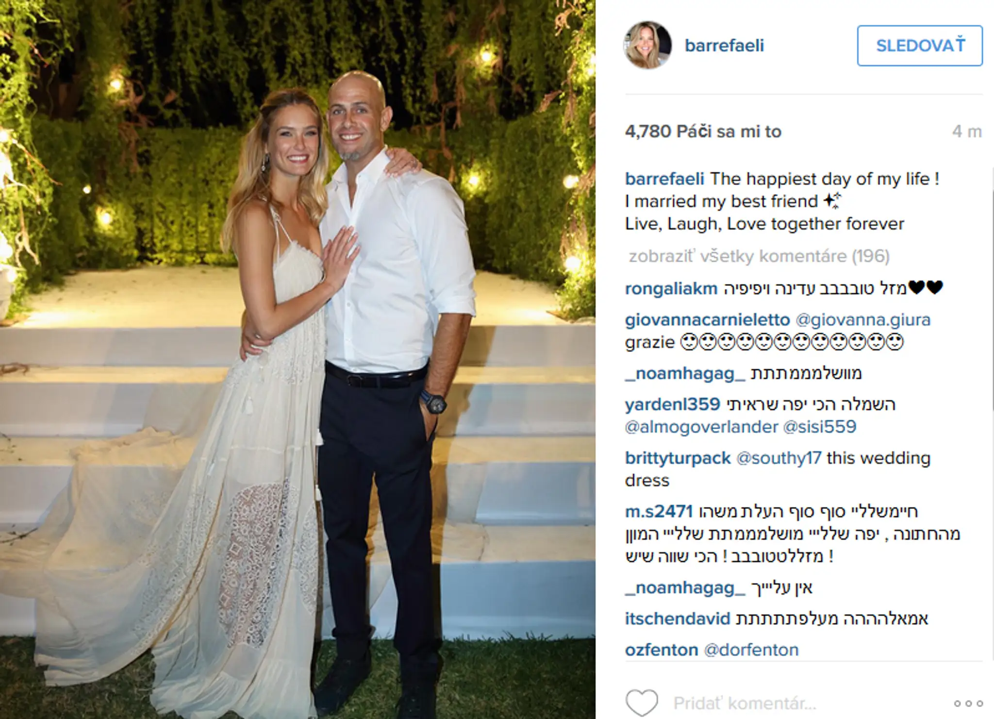 Bar Refaeli sa vydala.