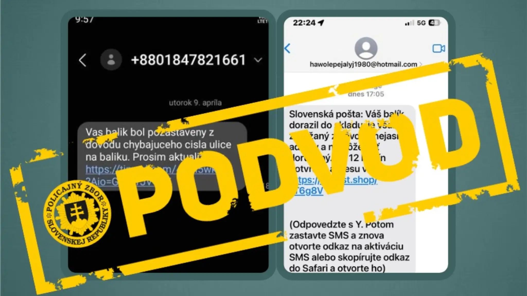 Podvodníci sa vydávajú za Slovenskú poštu