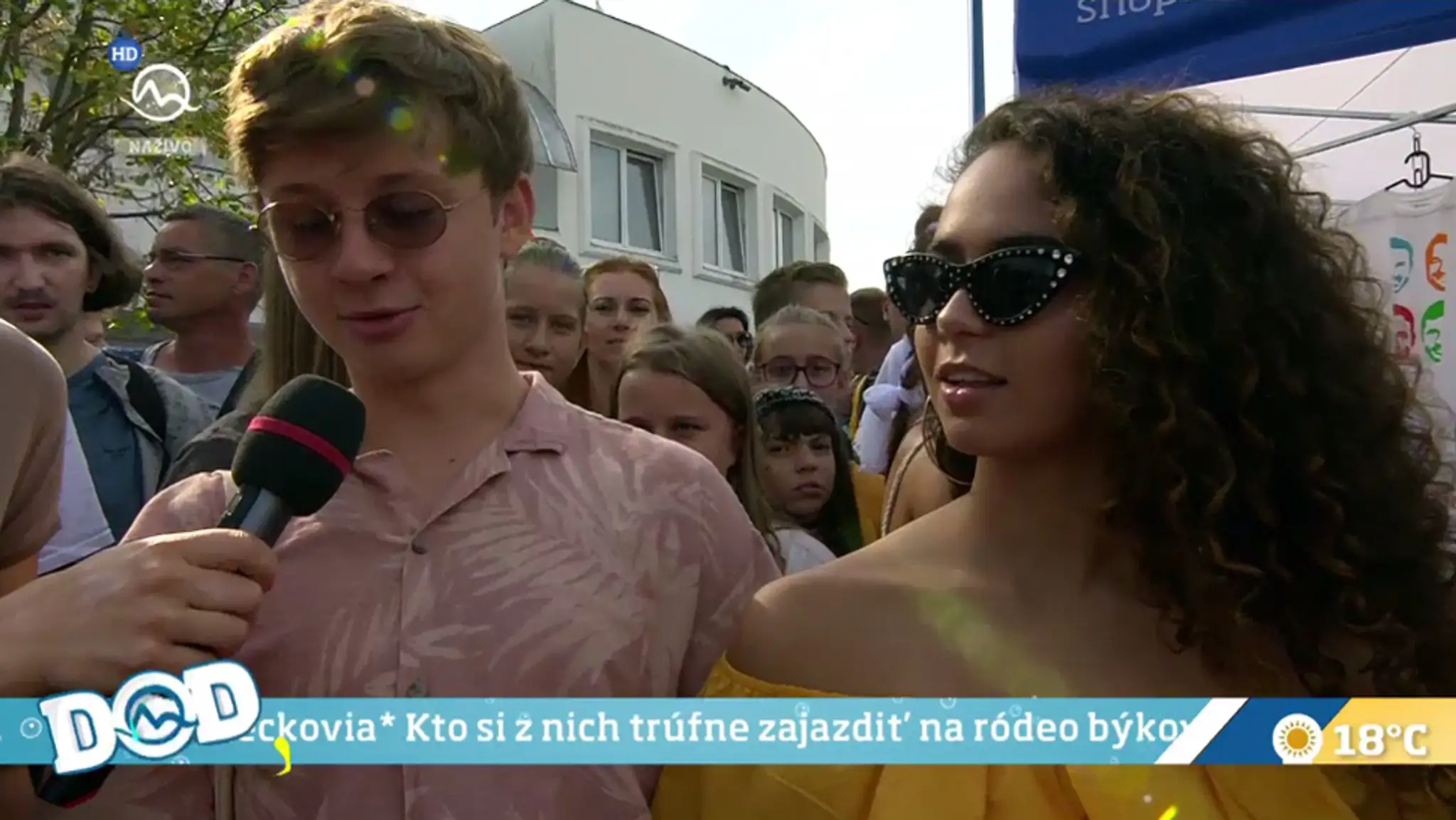 Martin Nikodým, Dávid Hartl a Noël Czuczor s tanečníkmi