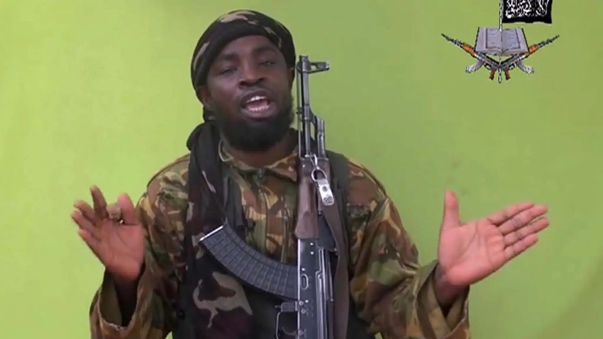 Vodca islamistického hnutia Boko Haram Abubakar Shekau.