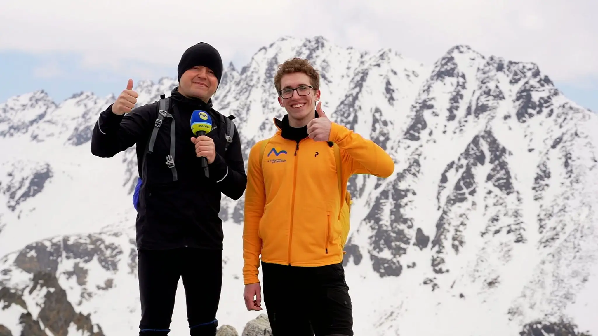 Ján Tribula a Peter Andel na horách