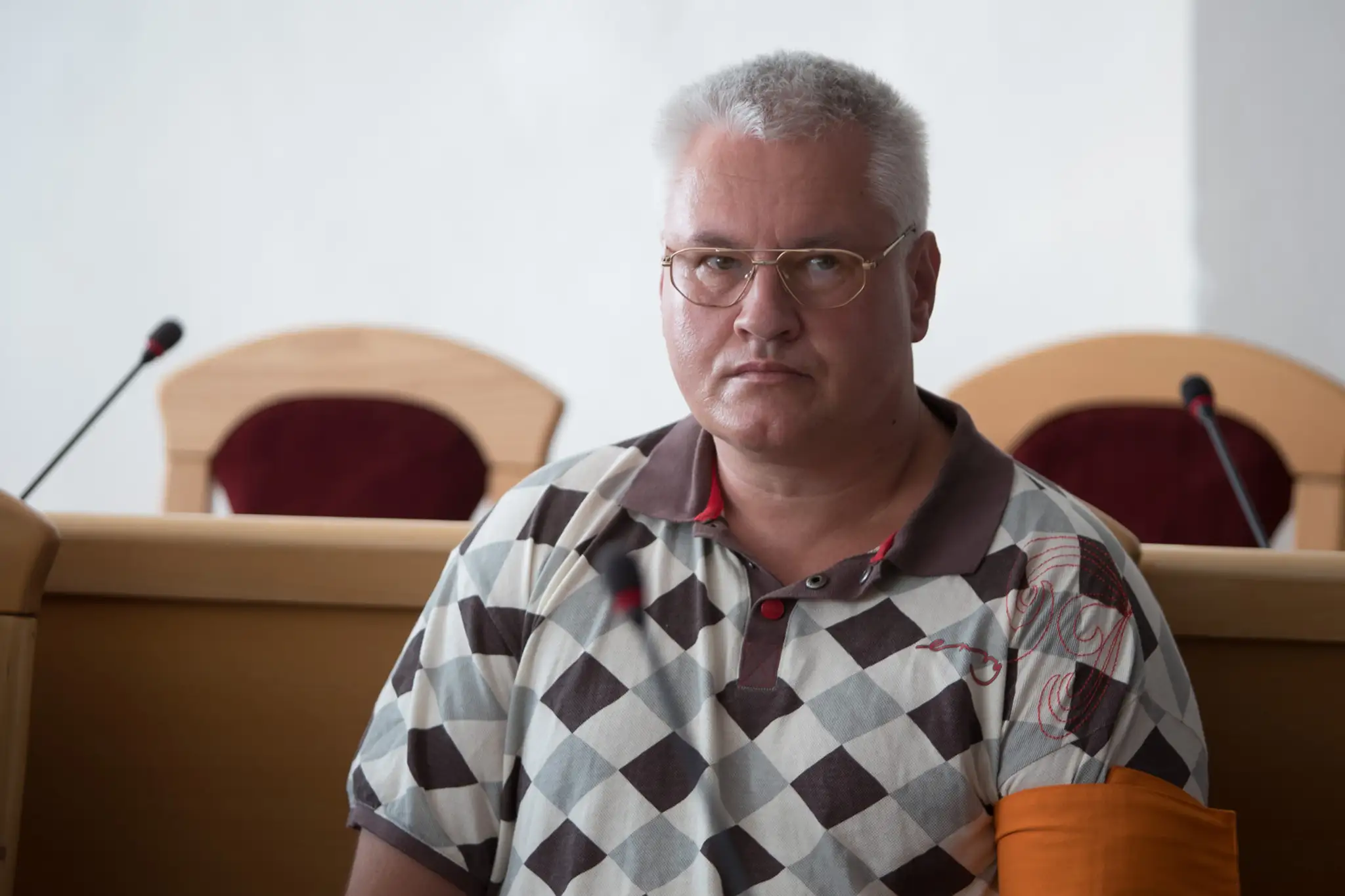 Miroslav Štolc na Okresnom súde v Banskej Bystrici.