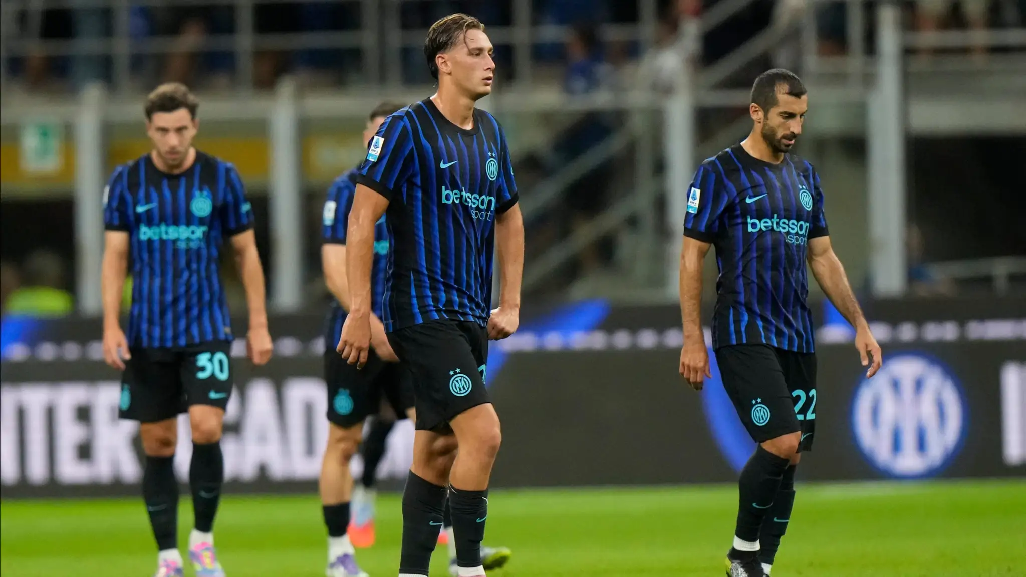 Futbalisti Interu Miláno zaváhali. (cropped)