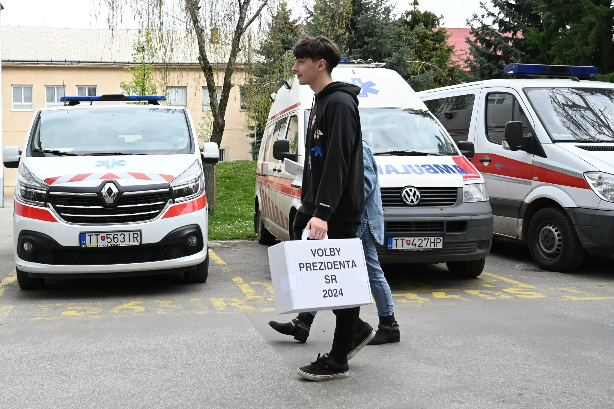 Voľby v nemocnici v Trnave.