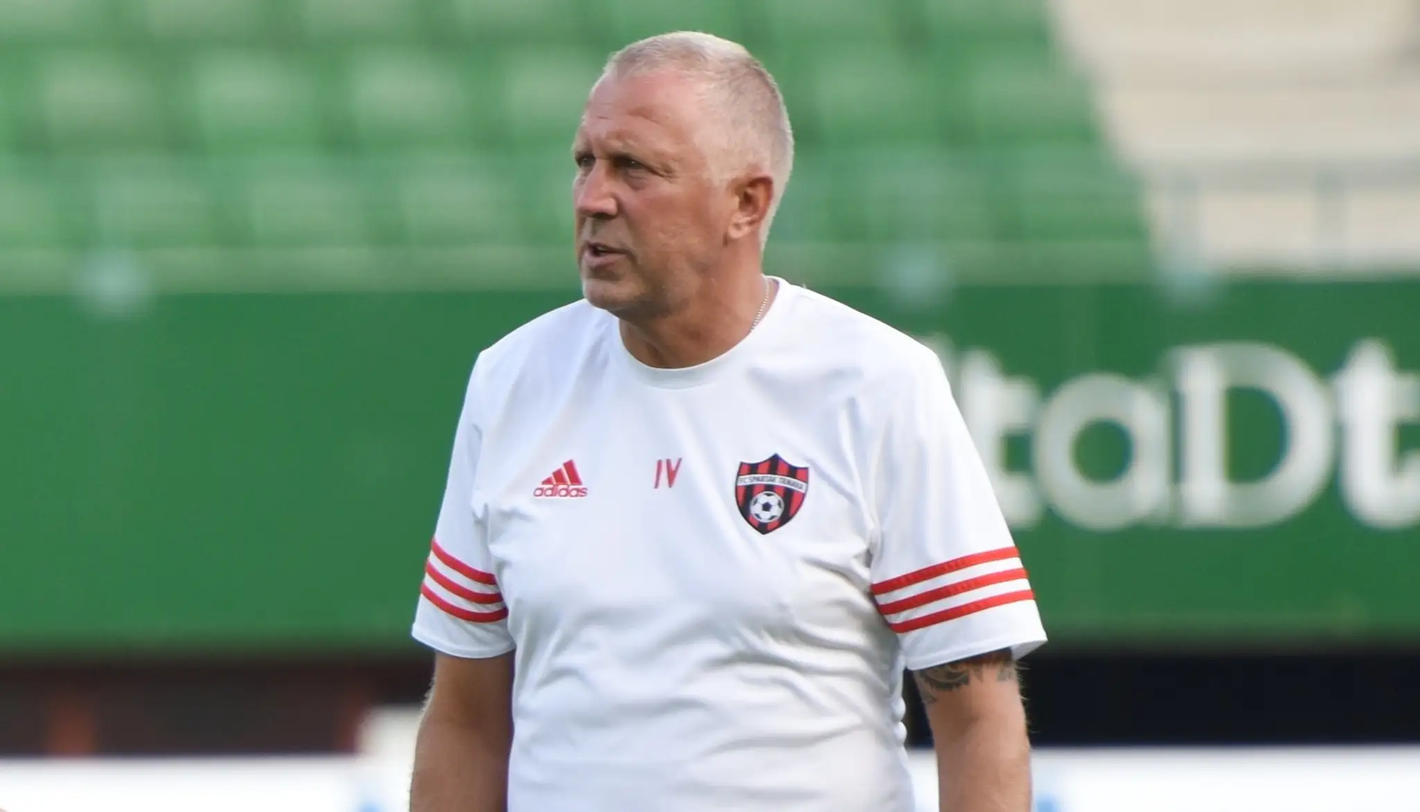 Na archívnej snímke z roku 2016 Ivan Vrabec ešte ako asistent hlavného trénera v Spartaku Trnava.