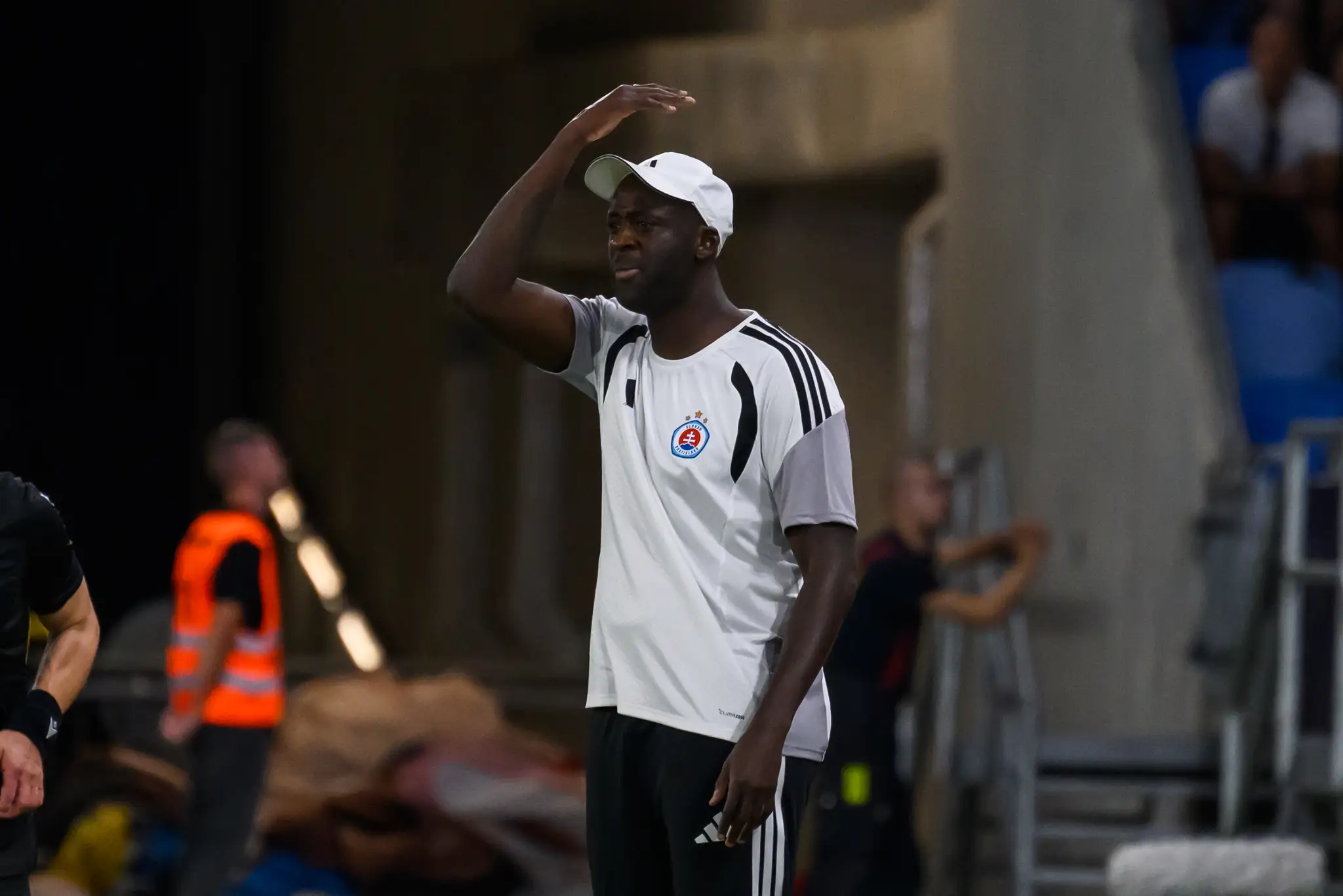 Na snímke tréner Slovana Yaya Touré.