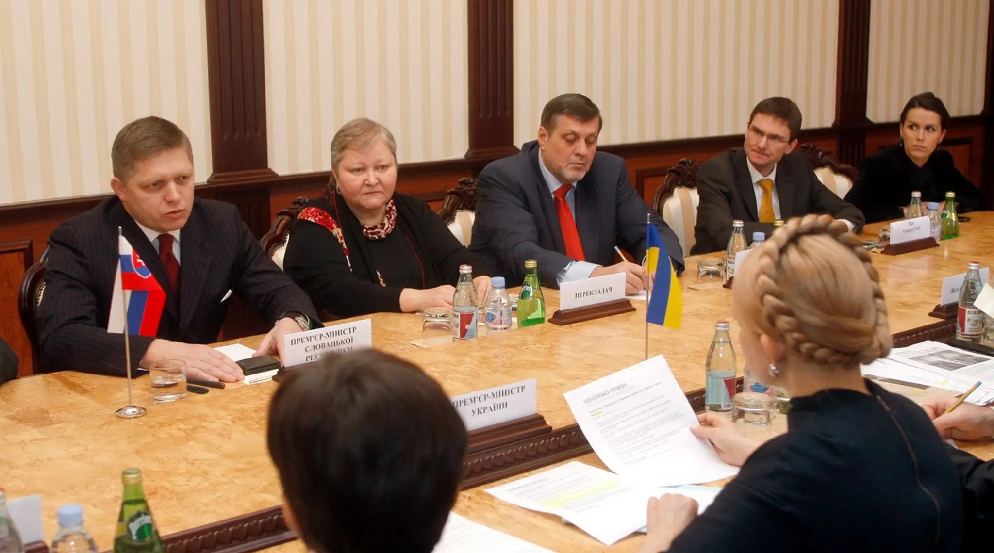 Slovenská delegácia na rokovaniach v Kyjeve.