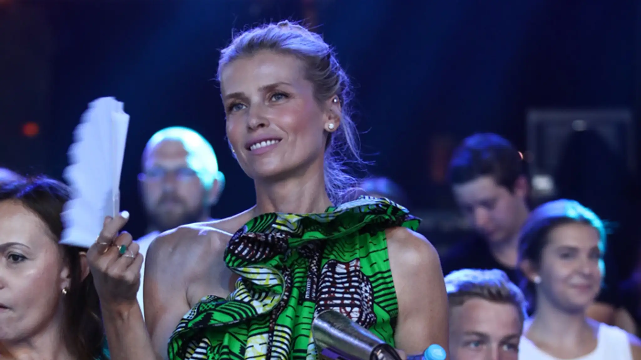 Očarujúca Daniela Peštová v hľadisku SuperStar