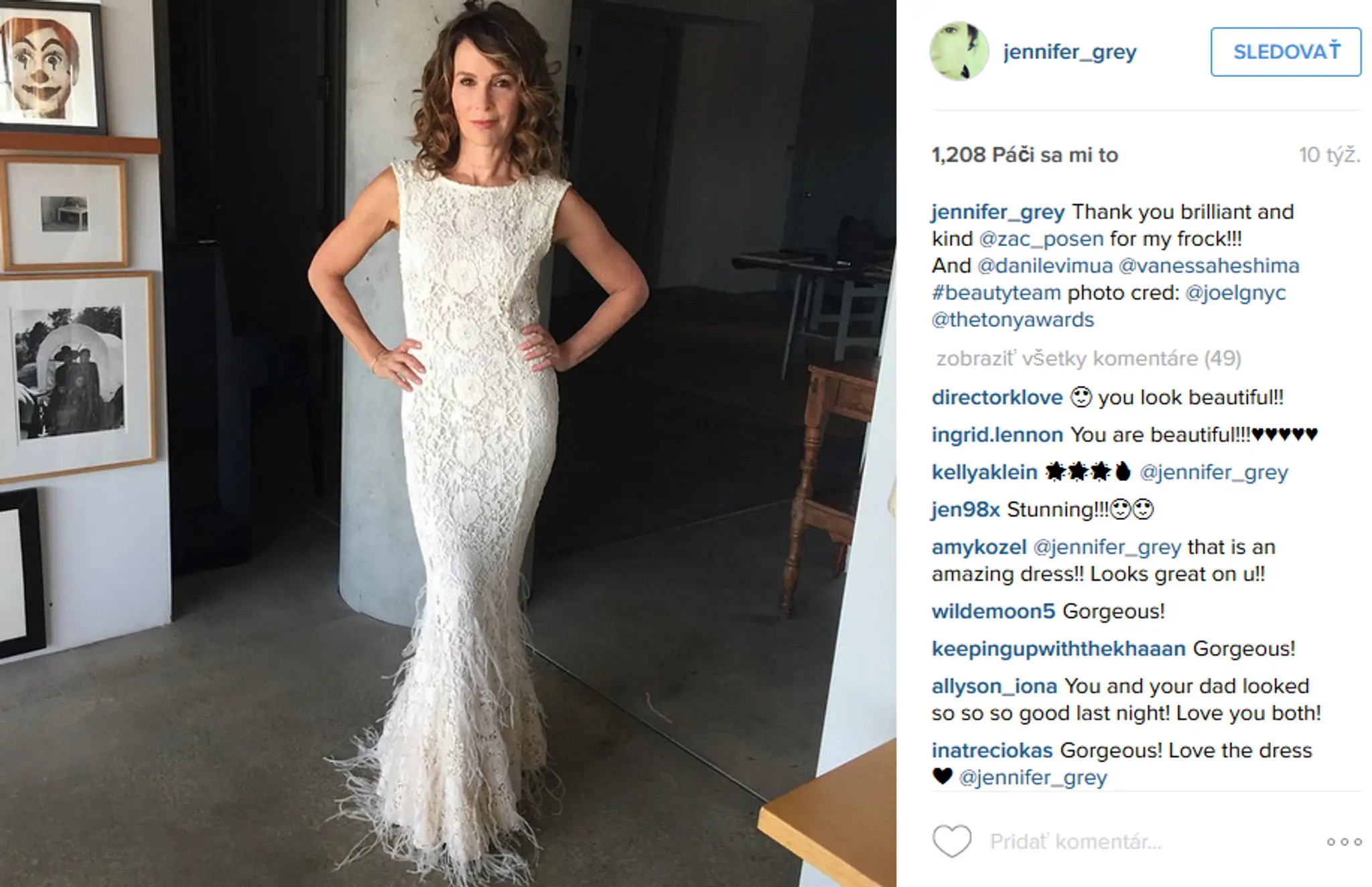 Jennifer Grey dnes.