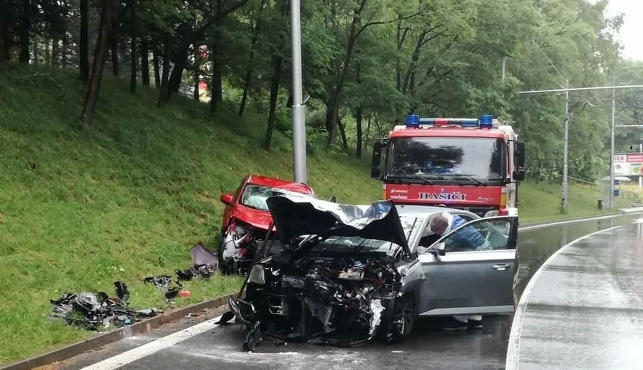 Výbuch na stanici metra v Kyjeve