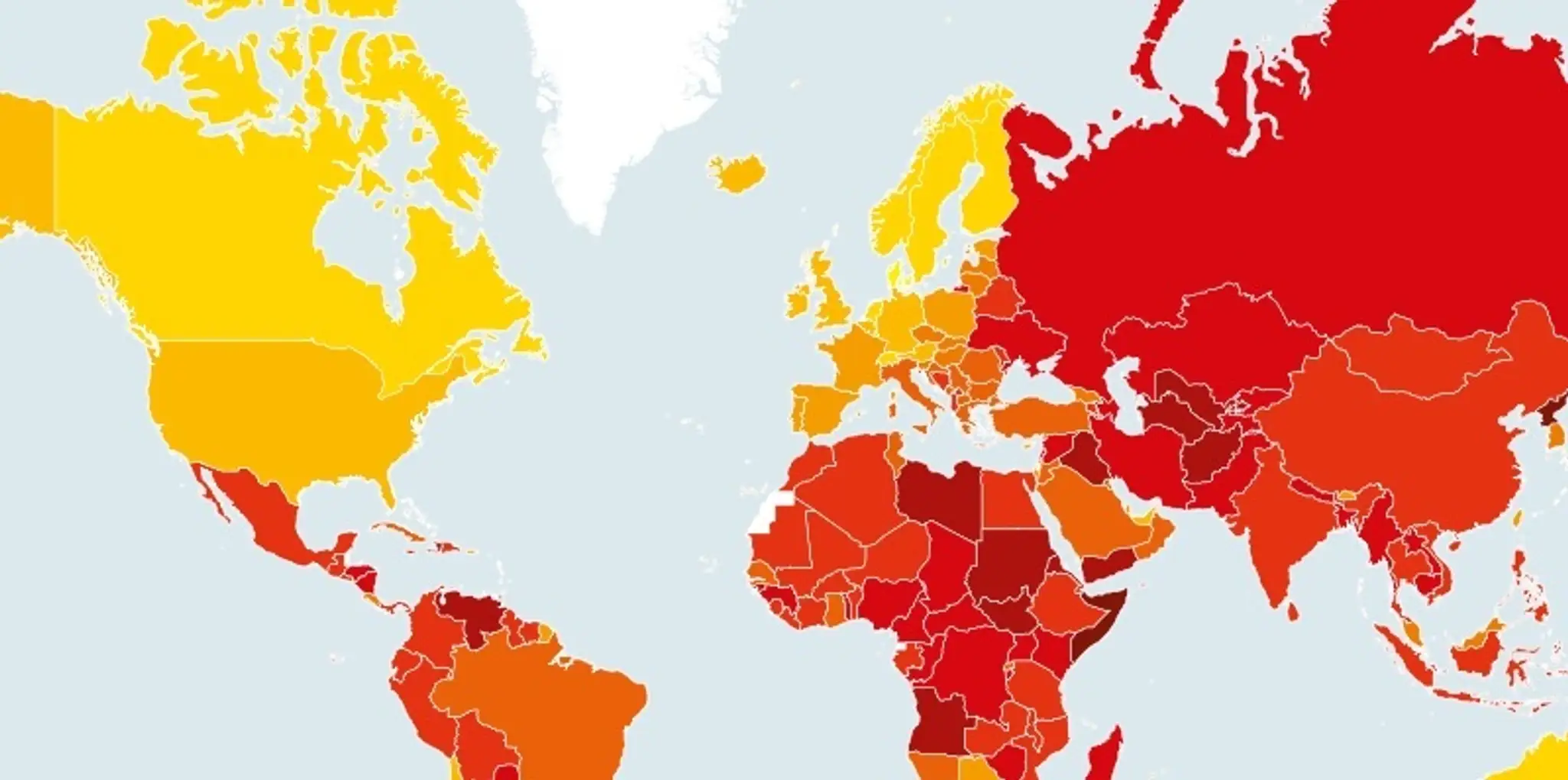 Index korupcie vo svete