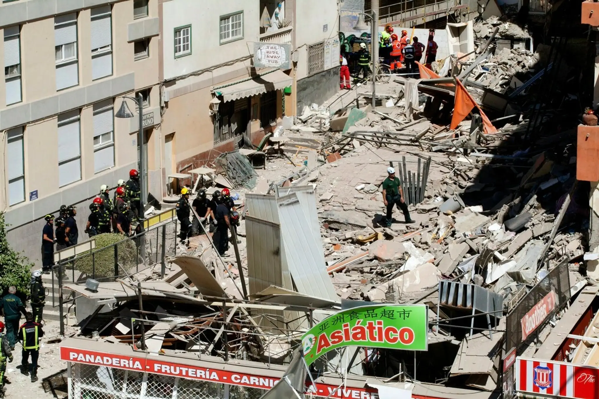 V Španielsku sa zrútila budova