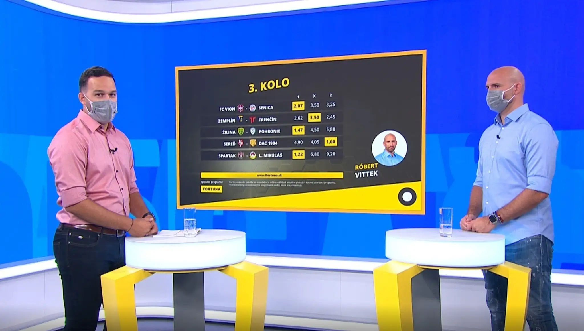 Hosťom moderátora Andreja Zvolenského v talkshow V polčase bol Róbert Vittek.